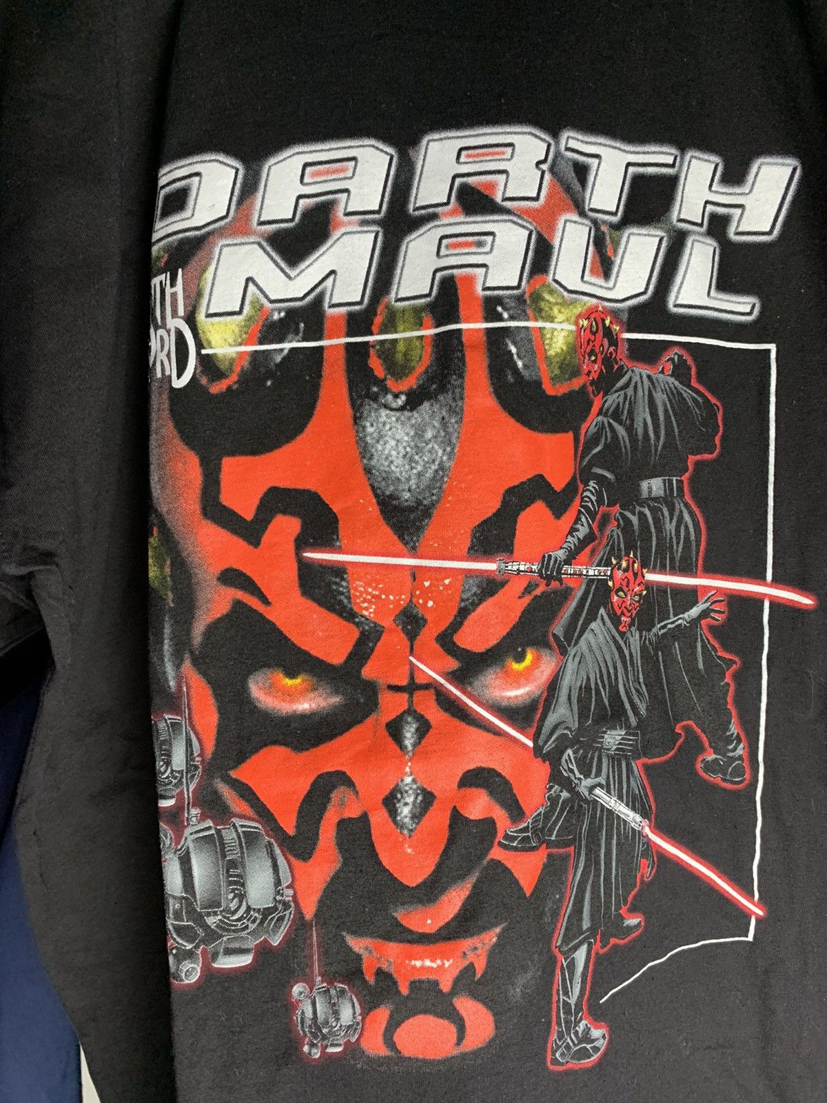 Star Wars × Vintage Vintage Star Wars Episode 1 Darth Maul T-shirt Size US XL / EU 56 / 4 - 3 Thumbnail