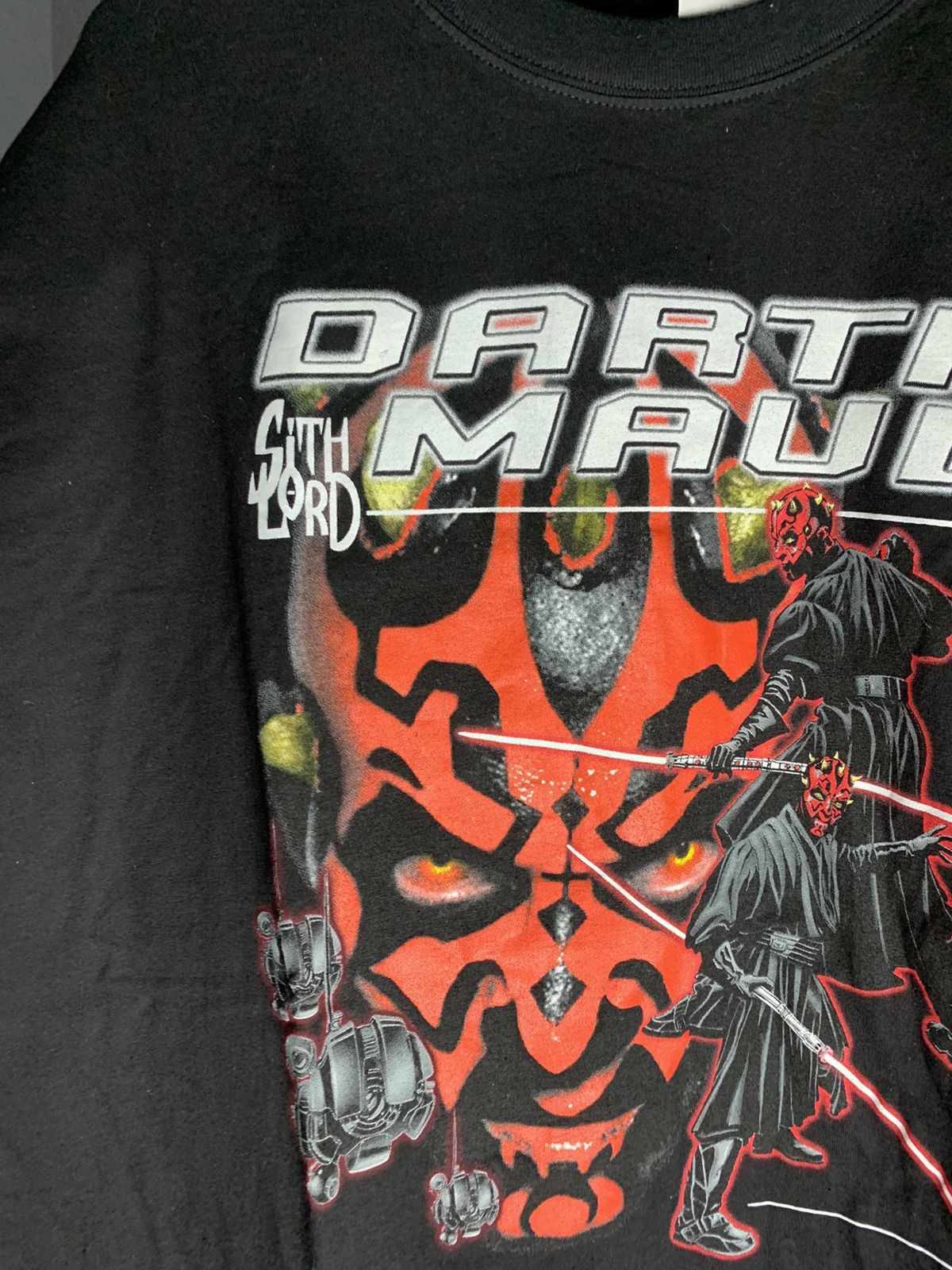 Star Wars × Vintage Vintage Star Wars Episode 1 Darth Maul T-shirt Size US XL / EU 56 / 4 - 4 Thumbnail