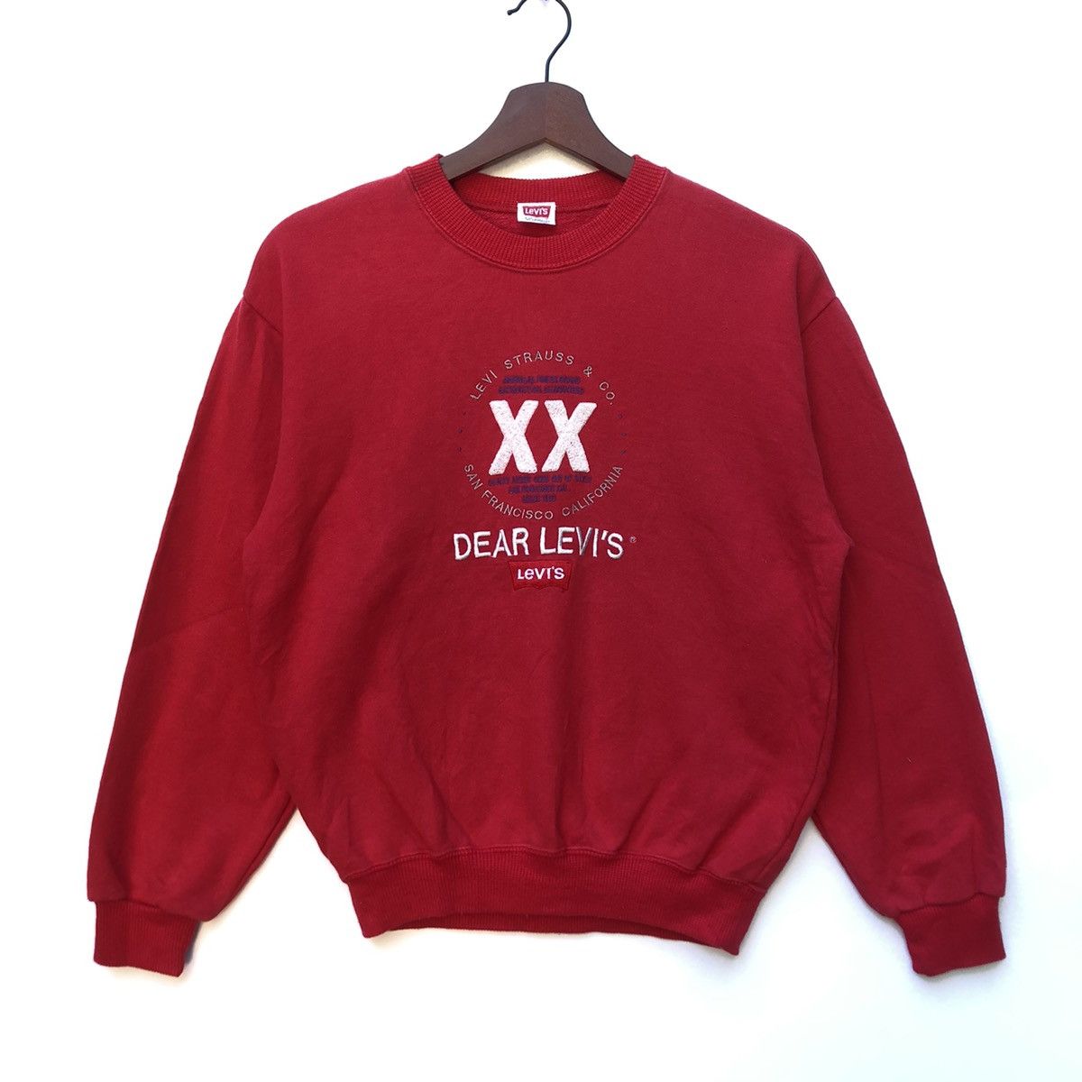 Vintage Vintage Levi's Crewneck Sweatshirt Size US S / EU 44-46 / 1 - 1 Thumbnail