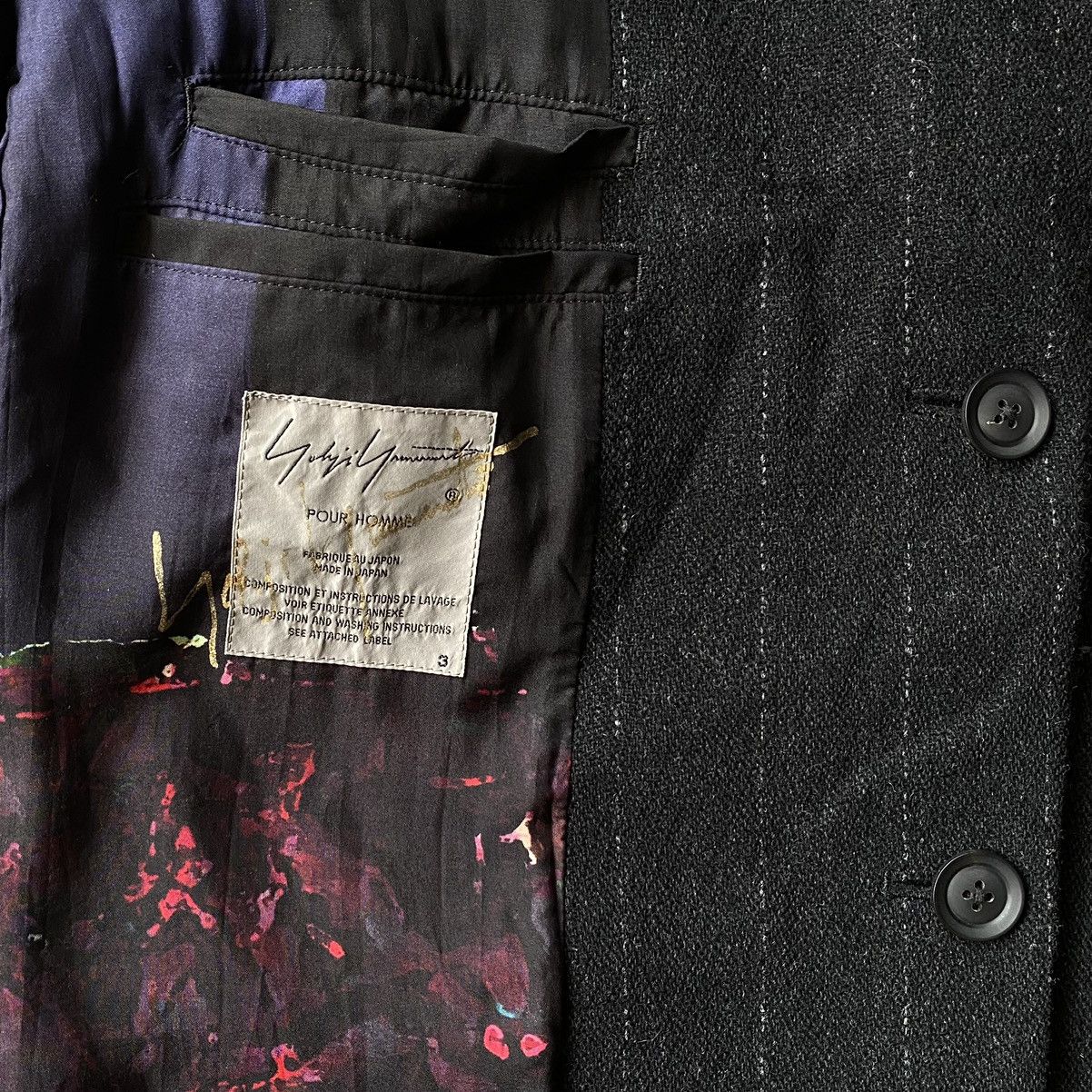 Yohji Yamamoto Runway AW20 Reversible Wool Coat Size US L / EU 52-54 / 3 - 13 Thumbnail