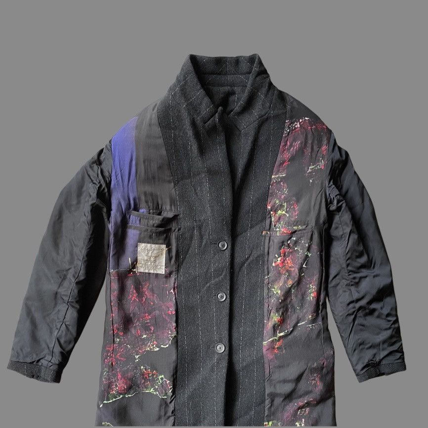 Yohji Yamamoto Runway AW20 Reversible Wool Coat Size US L / EU 52-54 / 3 - 6 Thumbnail