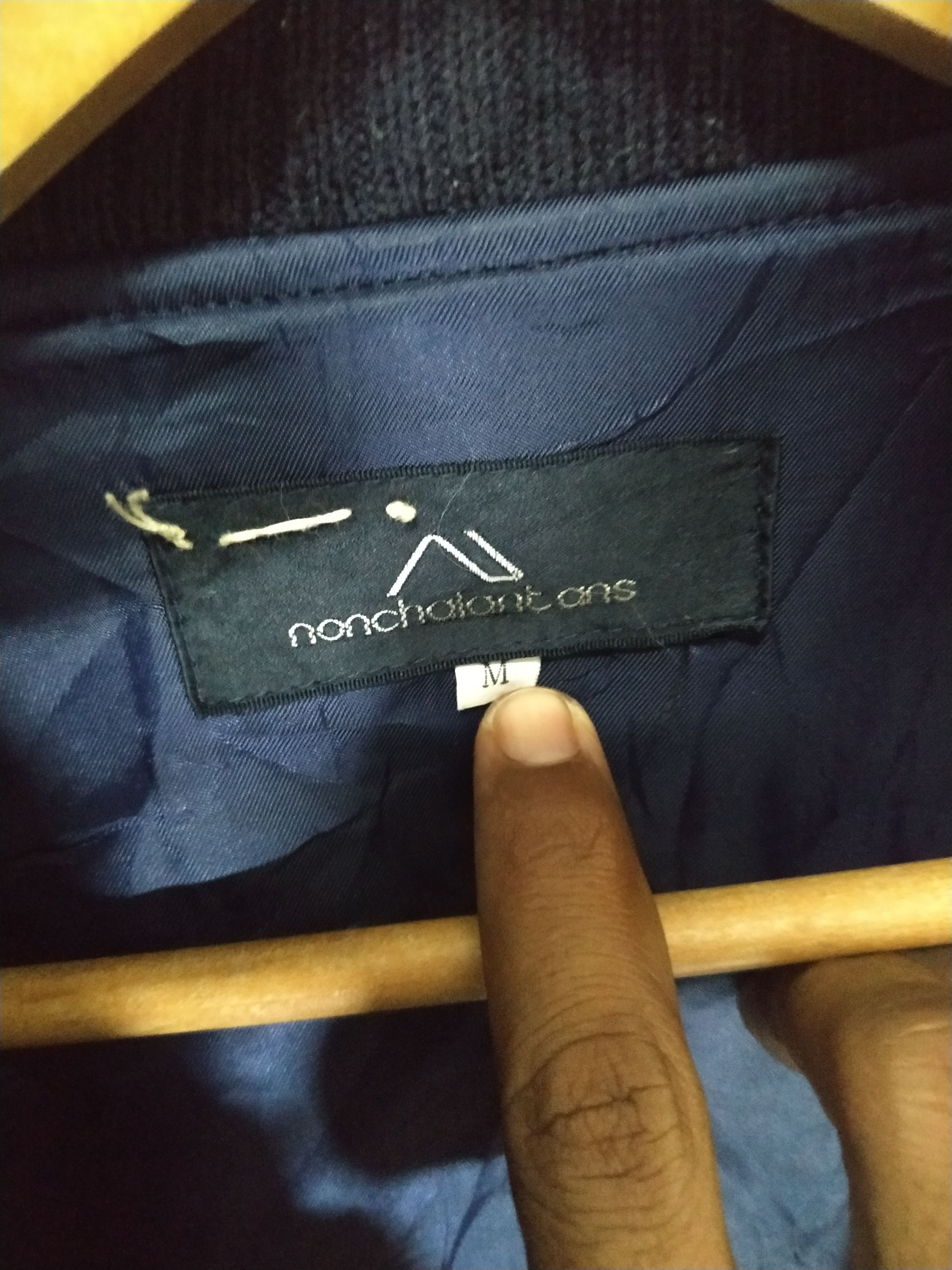 Vintage Nonchalant ans Wool Bomber Jacket Made in Japan
