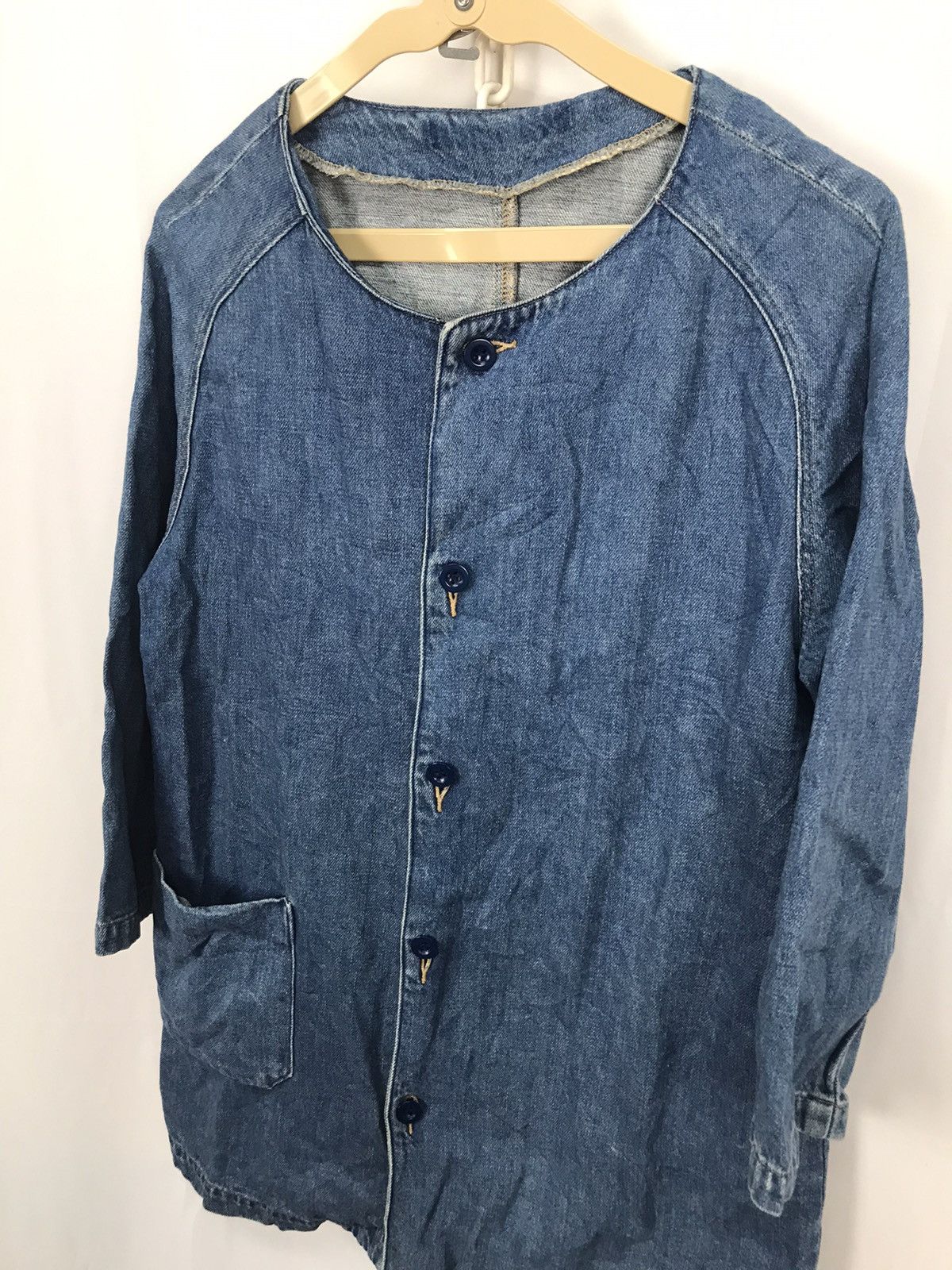 Designer × Japanese Brand Denim button up shirt mercury design by RHRB Size US S / EU 44-46 / 1 - 4 Thumbnail