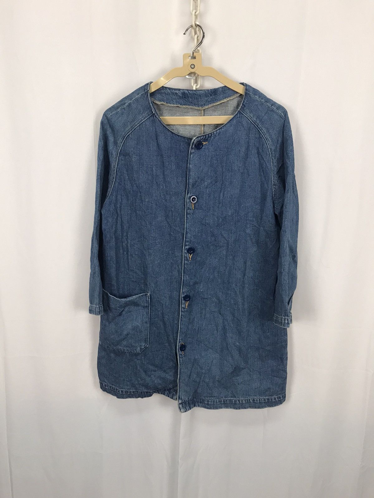 Designer × Japanese Brand Denim button up shirt mercury design by RHRB Size US S / EU 44-46 / 1 - 5 Thumbnail