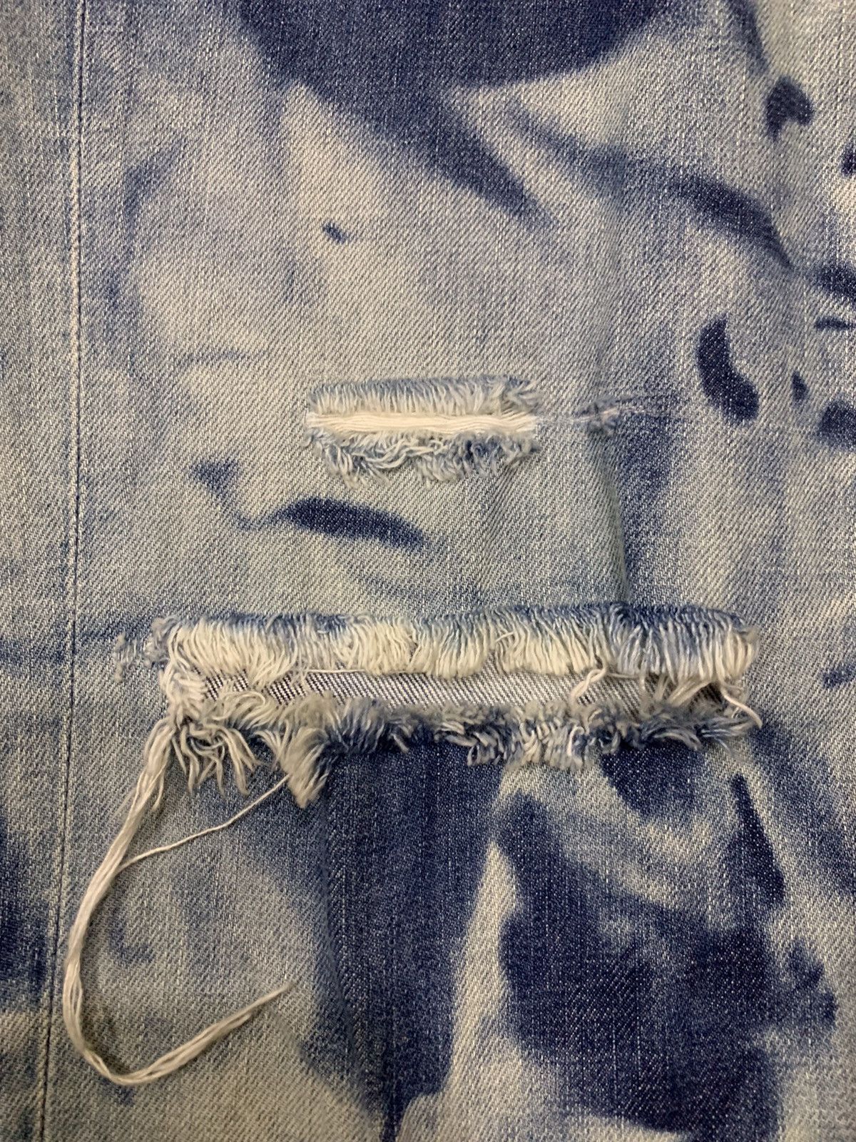 Edwin × Vintage Vintage Edwin Distresses Denim Tie Dye Jeans Size US 29 - 4 Thumbnail