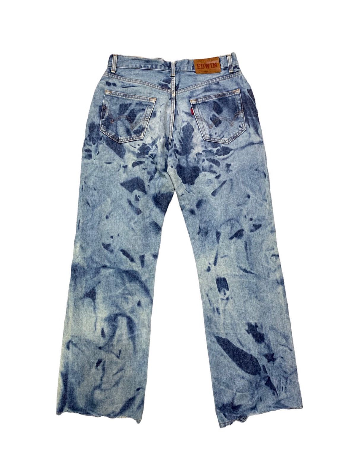 Edwin × Vintage Vintage Edwin Distresses Denim Tie Dye Jeans Size US 29 - 2 Thumbnail