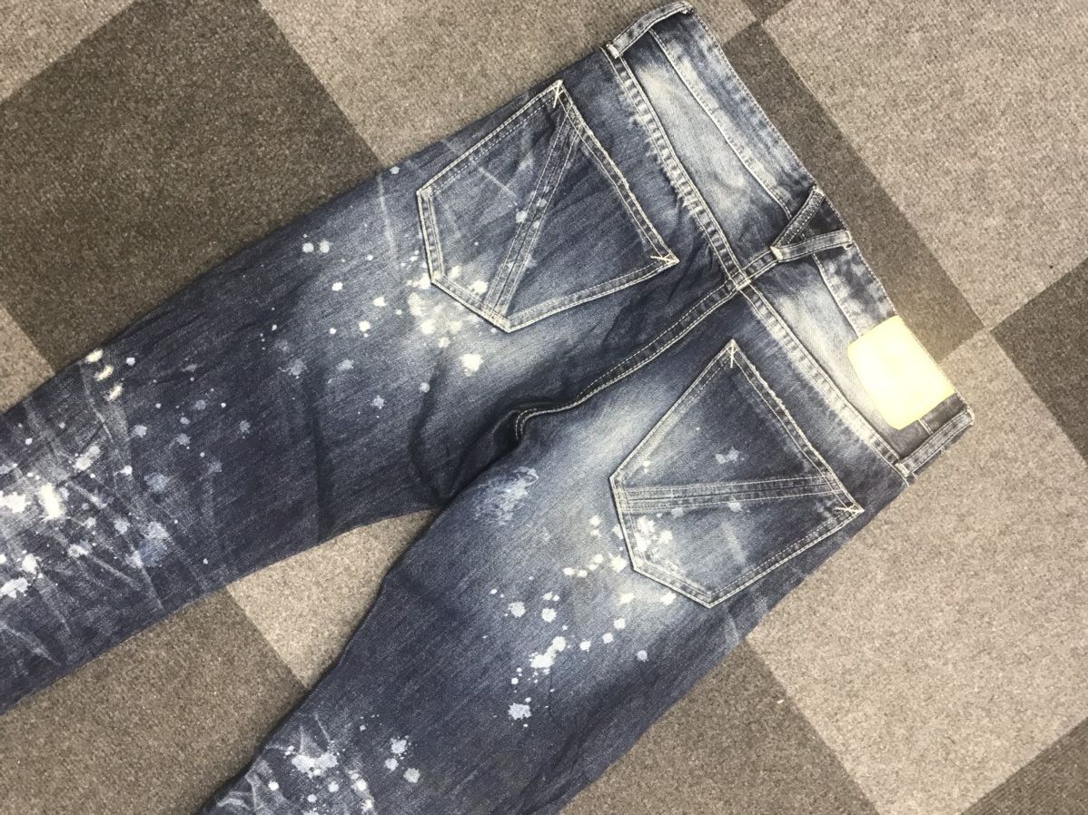 Seditionaries × Vanquish Rare VANQUISH Japan Bleach Splash Distressed Skinny Denim Size US 30 / EU 46 - 10 Thumbnail