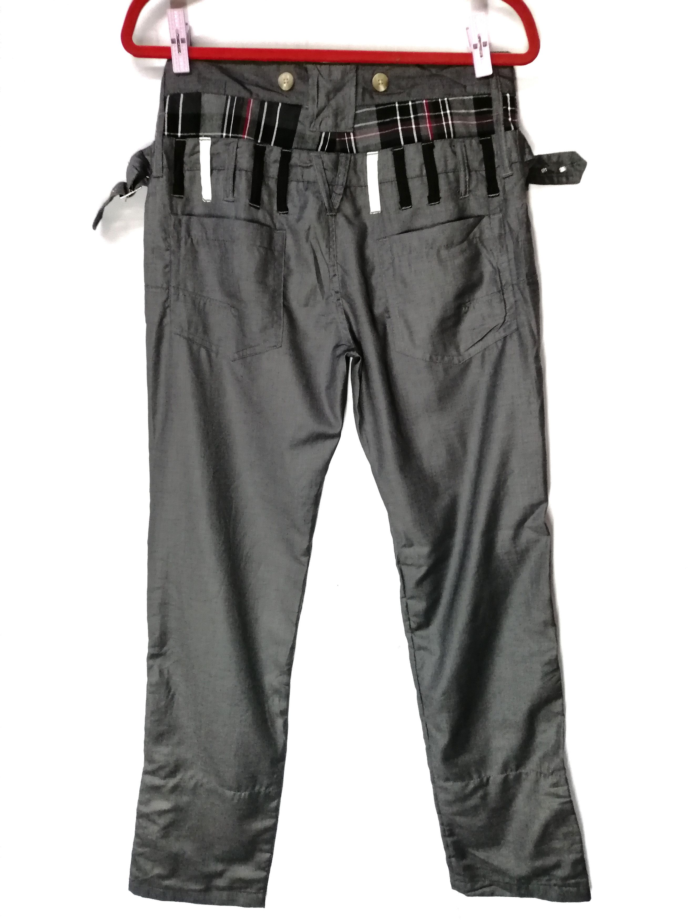 Japanese Brand Japanese Glenmist Punk Bondage Checked Slim Fit Size US 31 - 4 Thumbnail