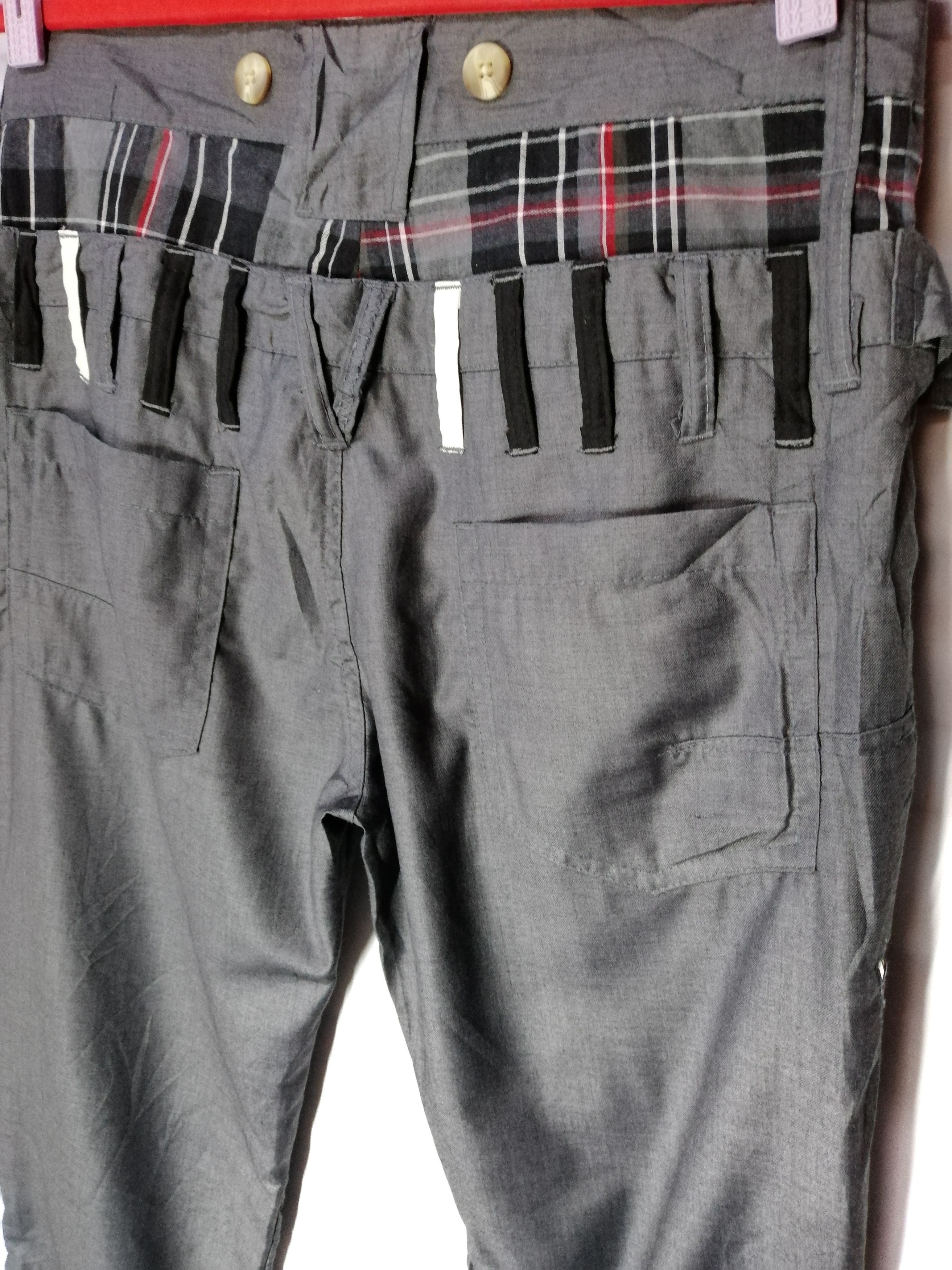 Japanese Brand Japanese Glenmist Punk Bondage Checked Slim Fit Size US 31 - 5 Thumbnail