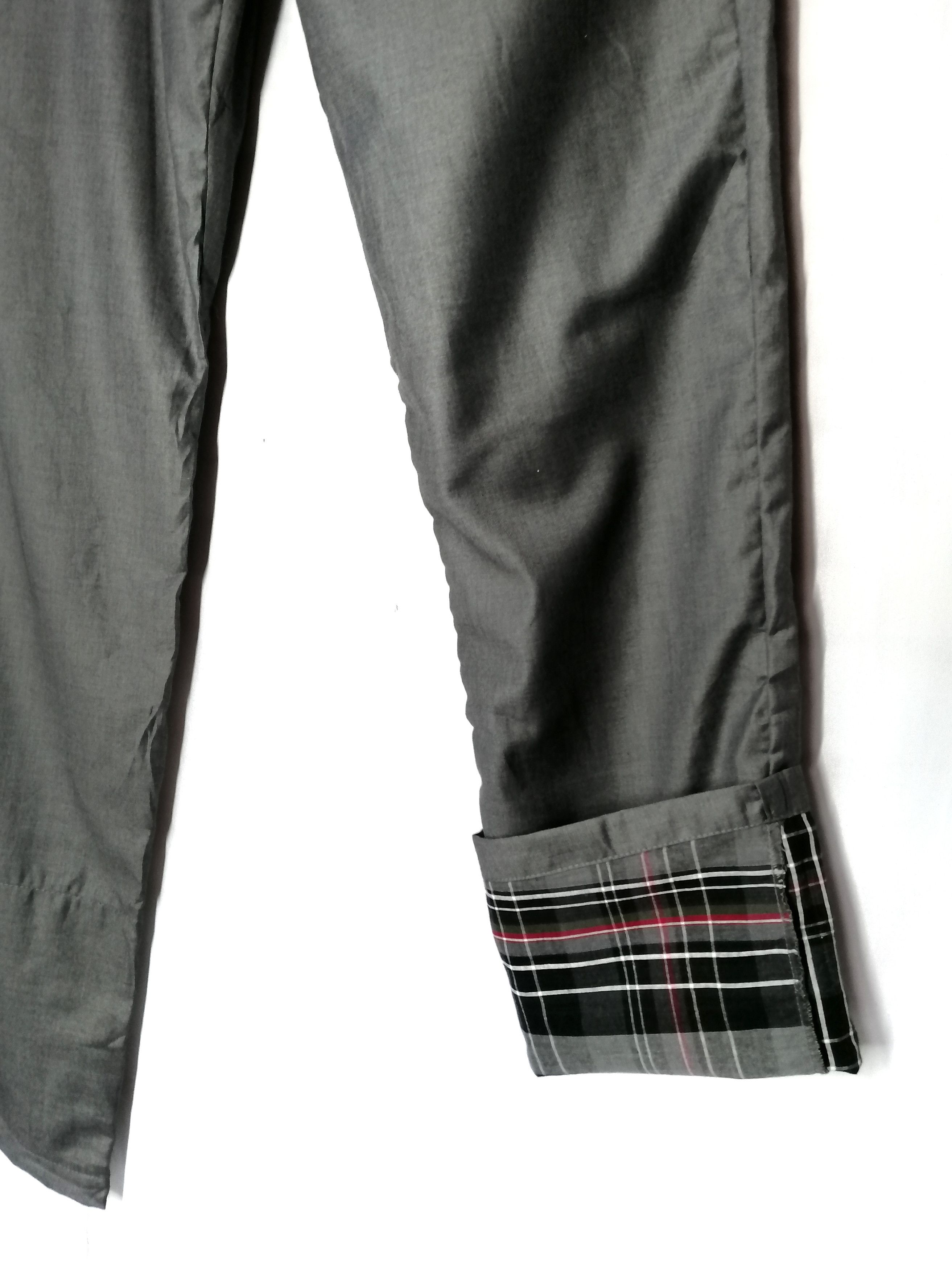 Japanese Brand Japanese Glenmist Punk Bondage Checked Slim Fit Size US 31 - 8 Thumbnail