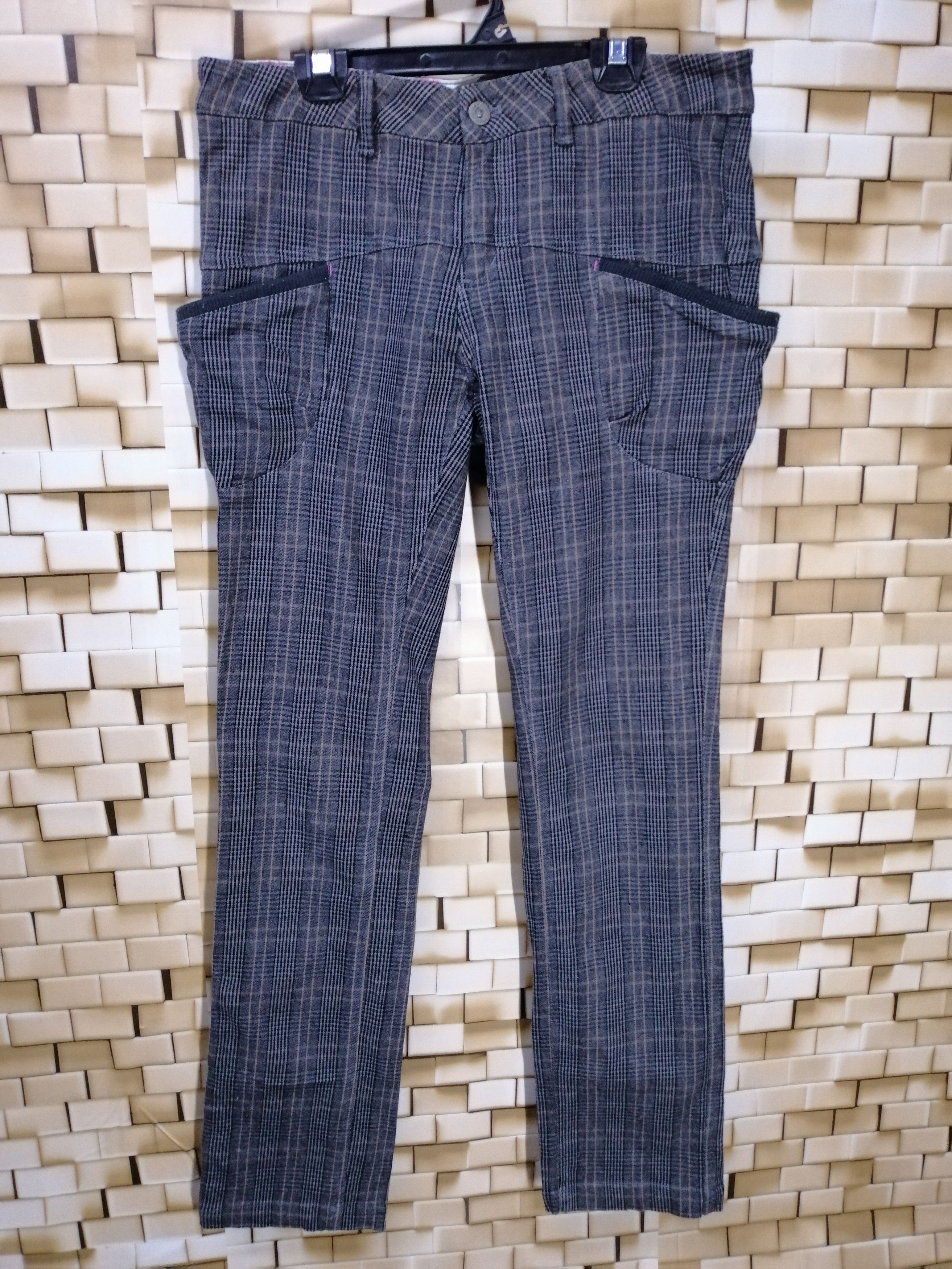 Dickies × Japanese Brand Checked Plaid Skinny Fit Like Carhartt Comme des Garcons Size US 32 / EU 48 - 1 Thumbnail