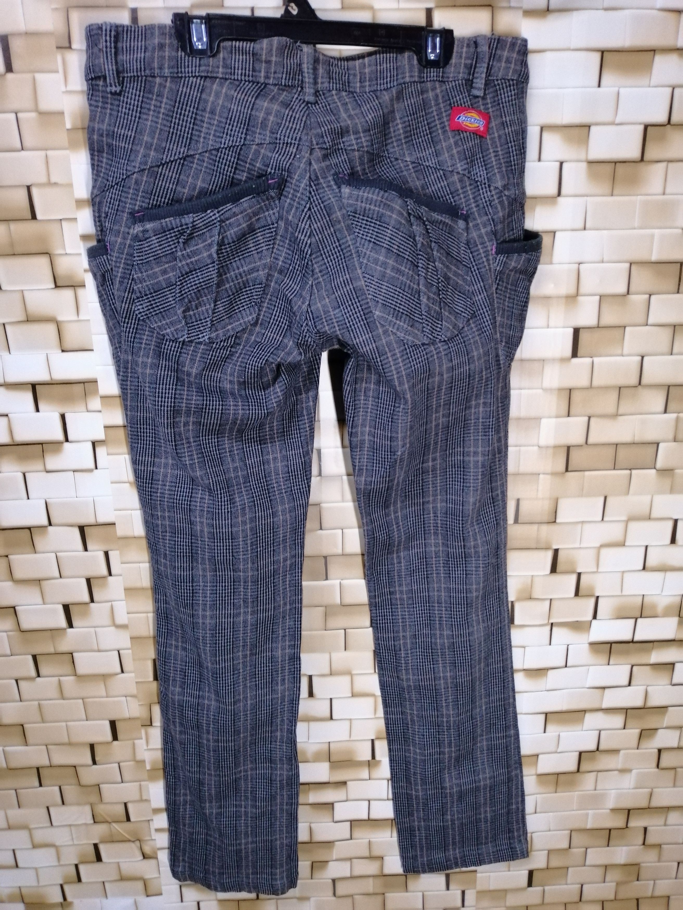 Dickies × Japanese Brand Checked Plaid Skinny Fit Like Carhartt Comme des Garcons Size US 32 / EU 48 - 4 Thumbnail
