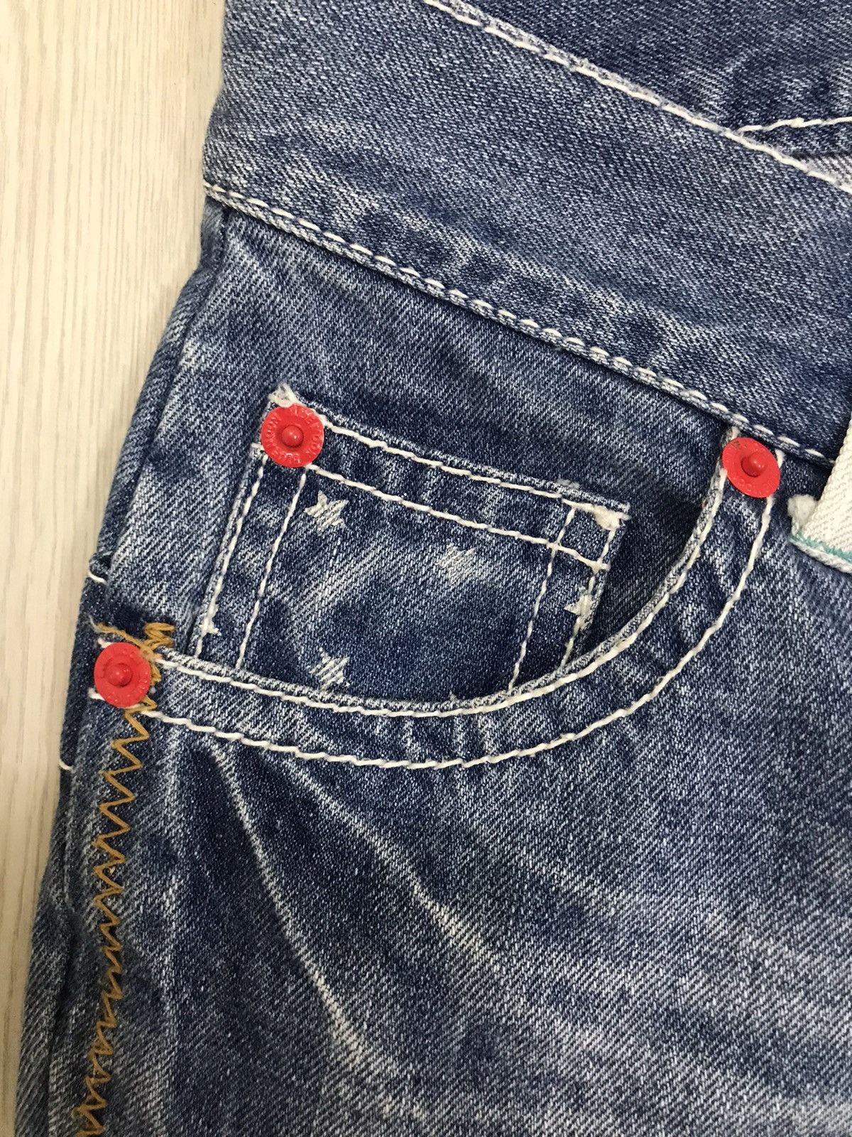 Blue Blue Japan × Japanese Brand Blue Moon Blue Japan Denim Jeans Size US 36 / EU 52 - 12 Thumbnail