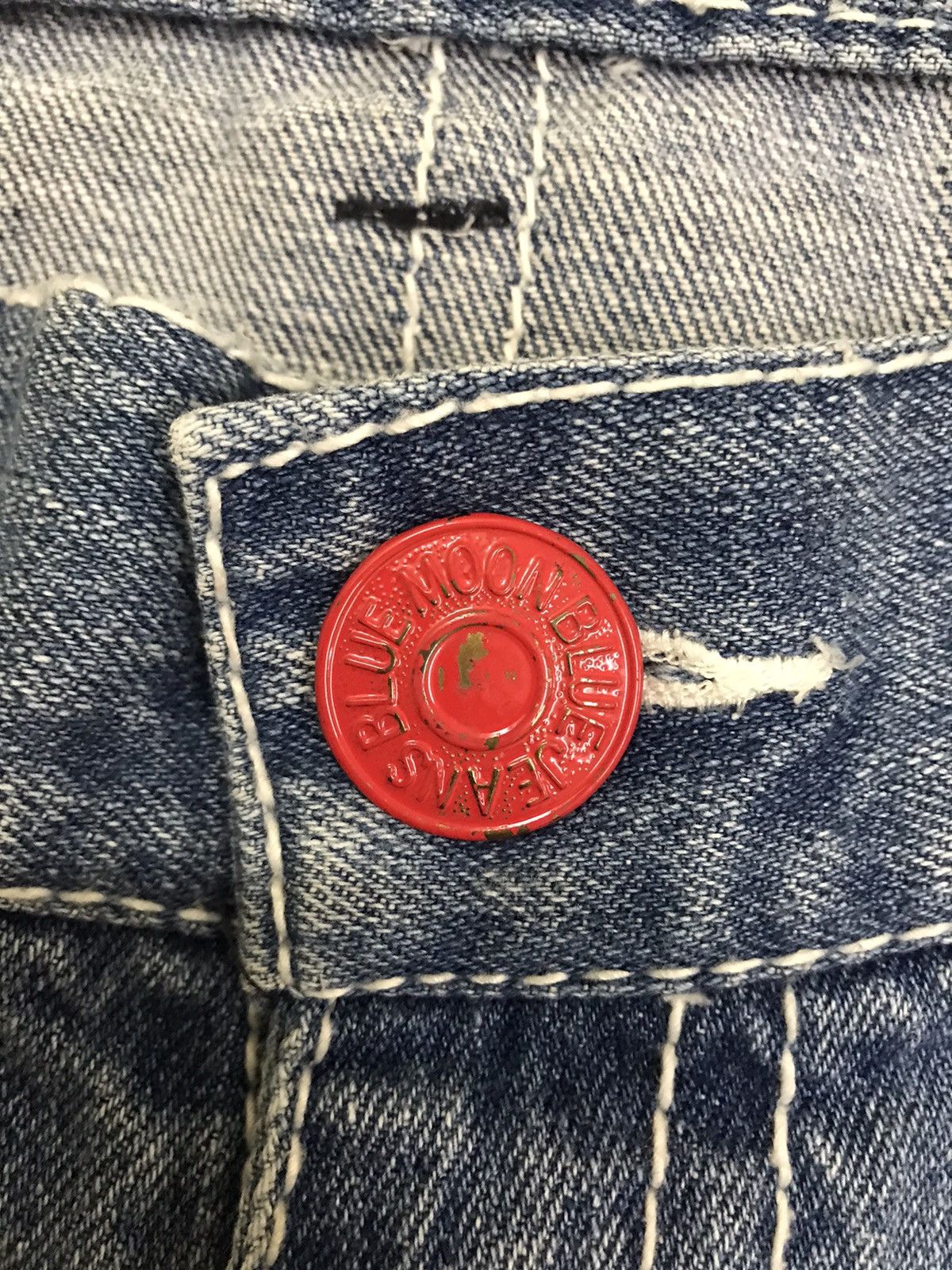 Blue Blue Japan × Japanese Brand Blue Moon Blue Japan Denim Jeans Size US 36 / EU 52 - 15 Thumbnail