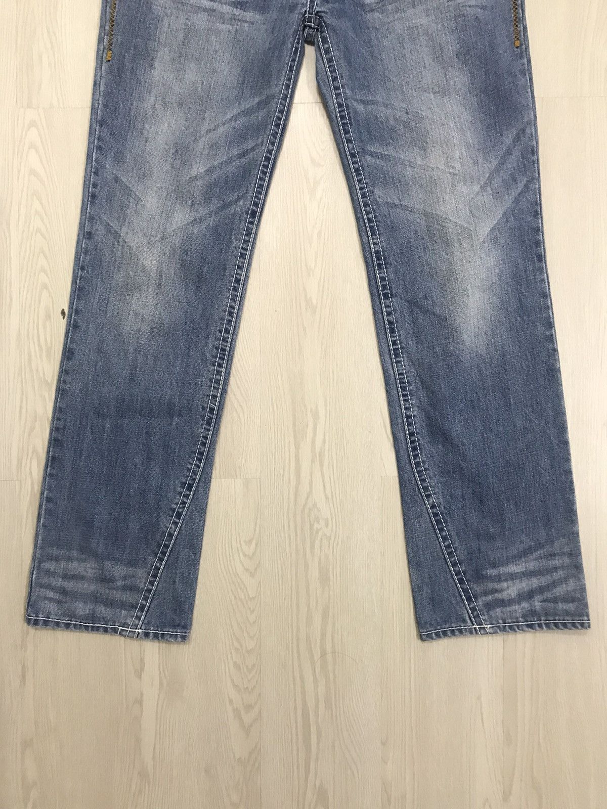 Blue Blue Japan × Japanese Brand Blue Moon Blue Japan Denim Jeans Size US 36 / EU 52 - 7 Thumbnail