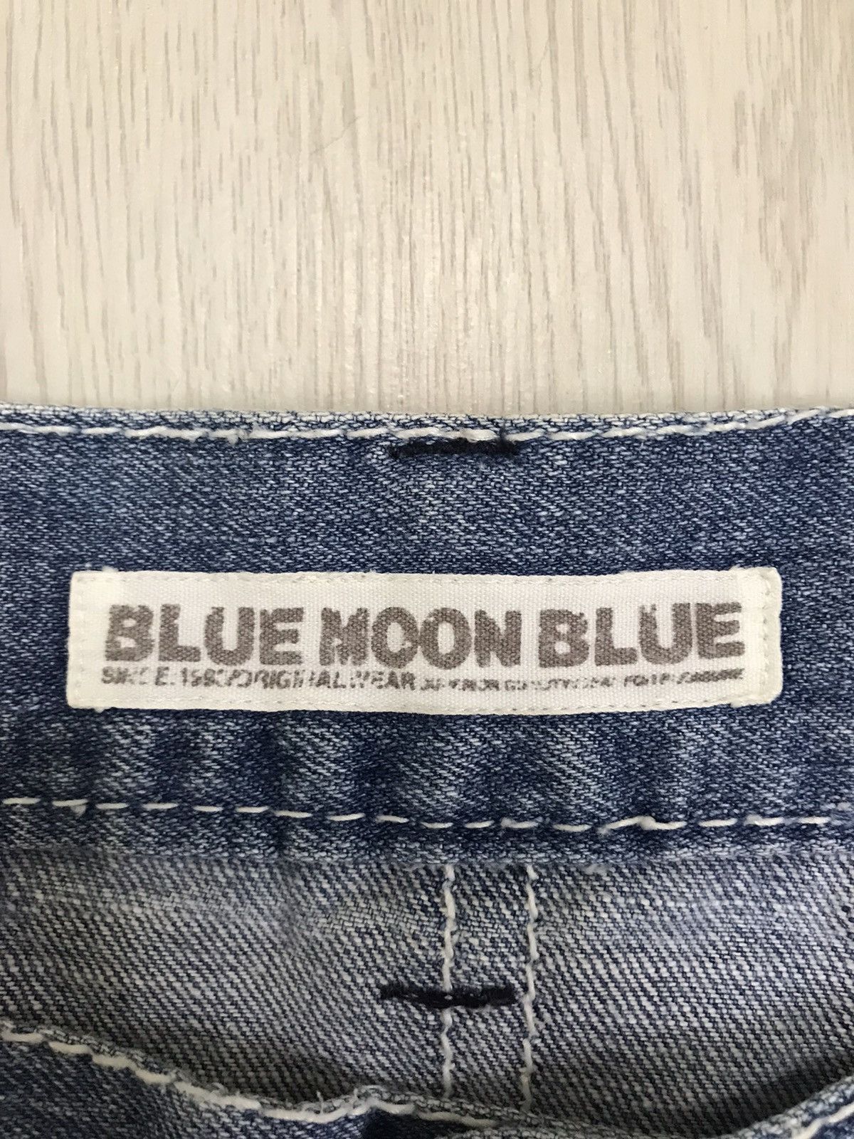 Blue Blue Japan × Japanese Brand Blue Moon Blue Japan Denim Jeans Size US 36 / EU 52 - 16 Thumbnail