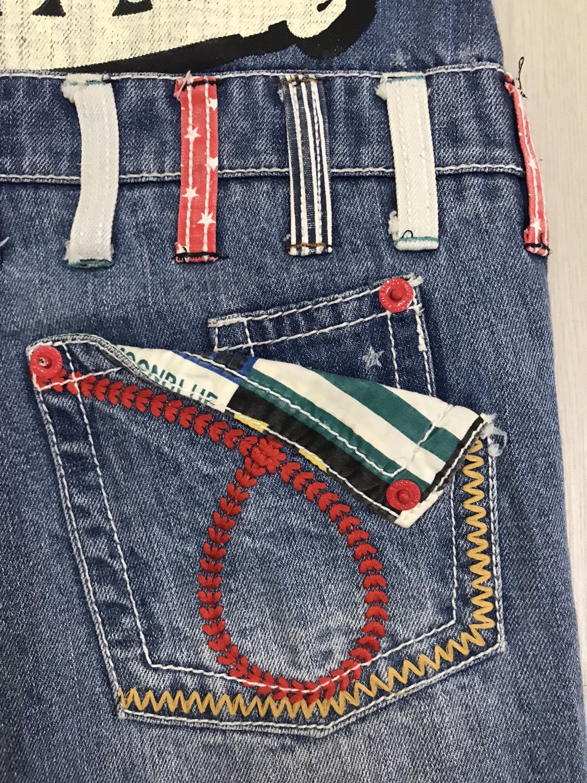 Blue Blue Japan × Japanese Brand Blue Moon Blue Japan Denim Jeans Size US 36 / EU 52 - 11 Thumbnail