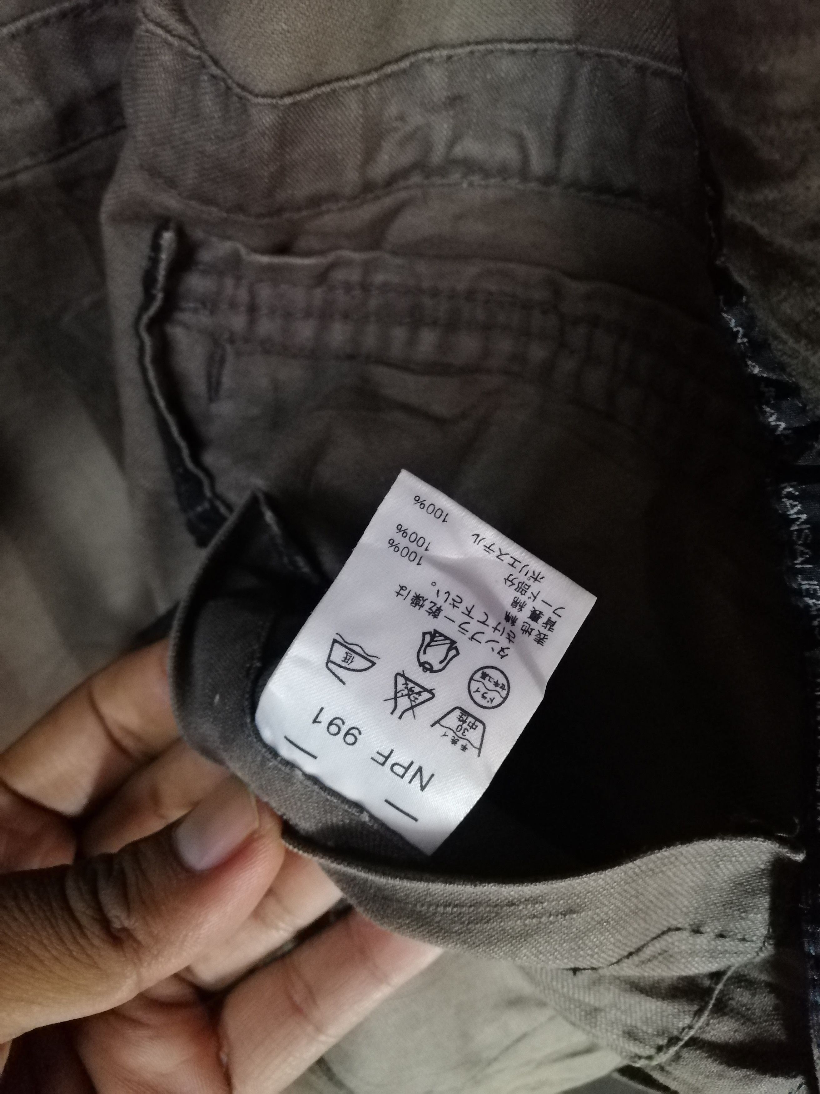 Japanese Brand × Kansai Yamamoto × Yohji Yamamoto Kansai Jeans Multi Pockets Zipper Jacket Hoodie Size US L / EU 52-54 / 3 - 7 Thumbnail