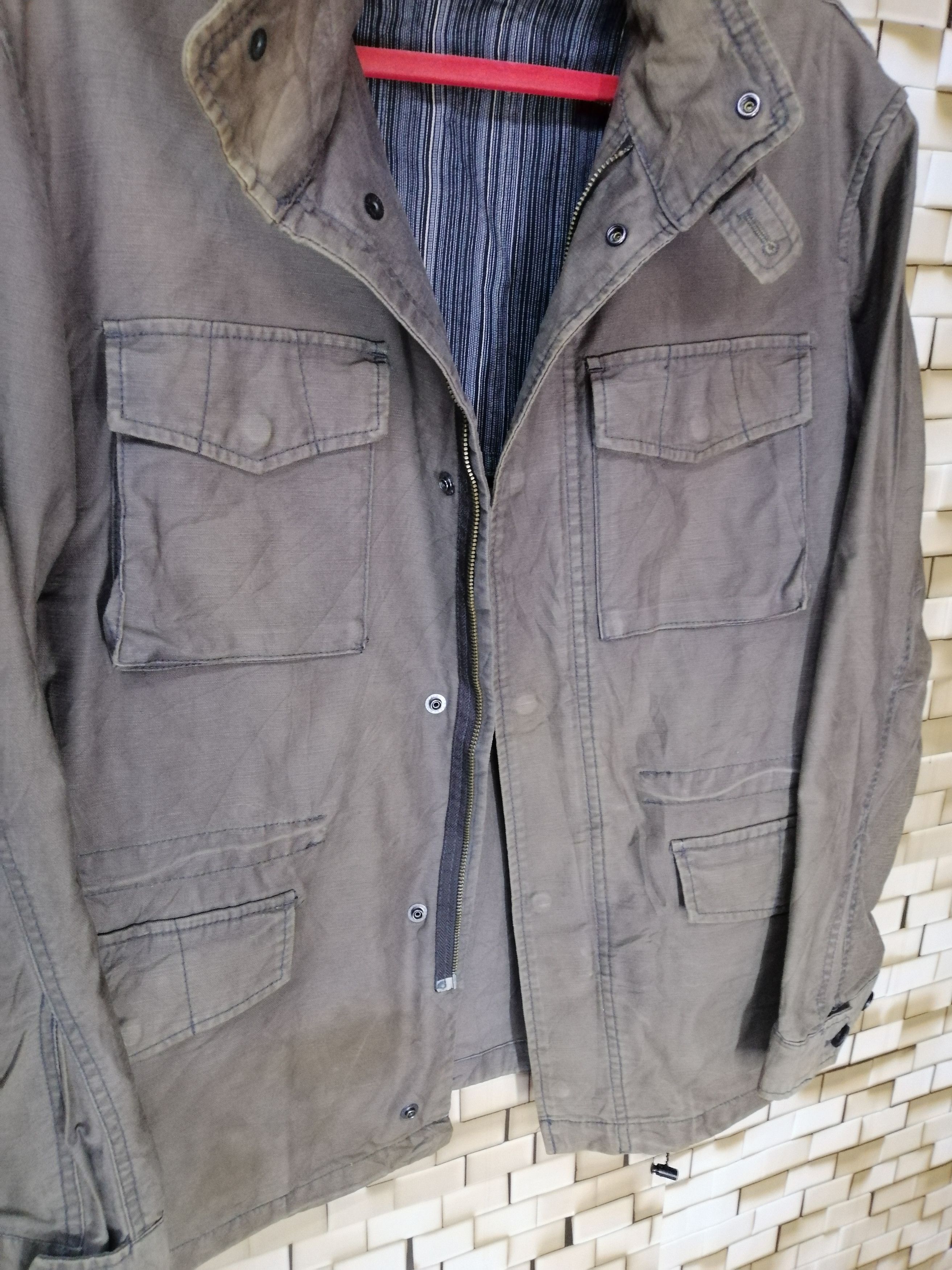 Japanese Brand × Kansai Yamamoto × Yohji Yamamoto Kansai Jeans Multi Pockets Zipper Jacket Hoodie Size US L / EU 52-54 / 3 - 2 Thumbnail