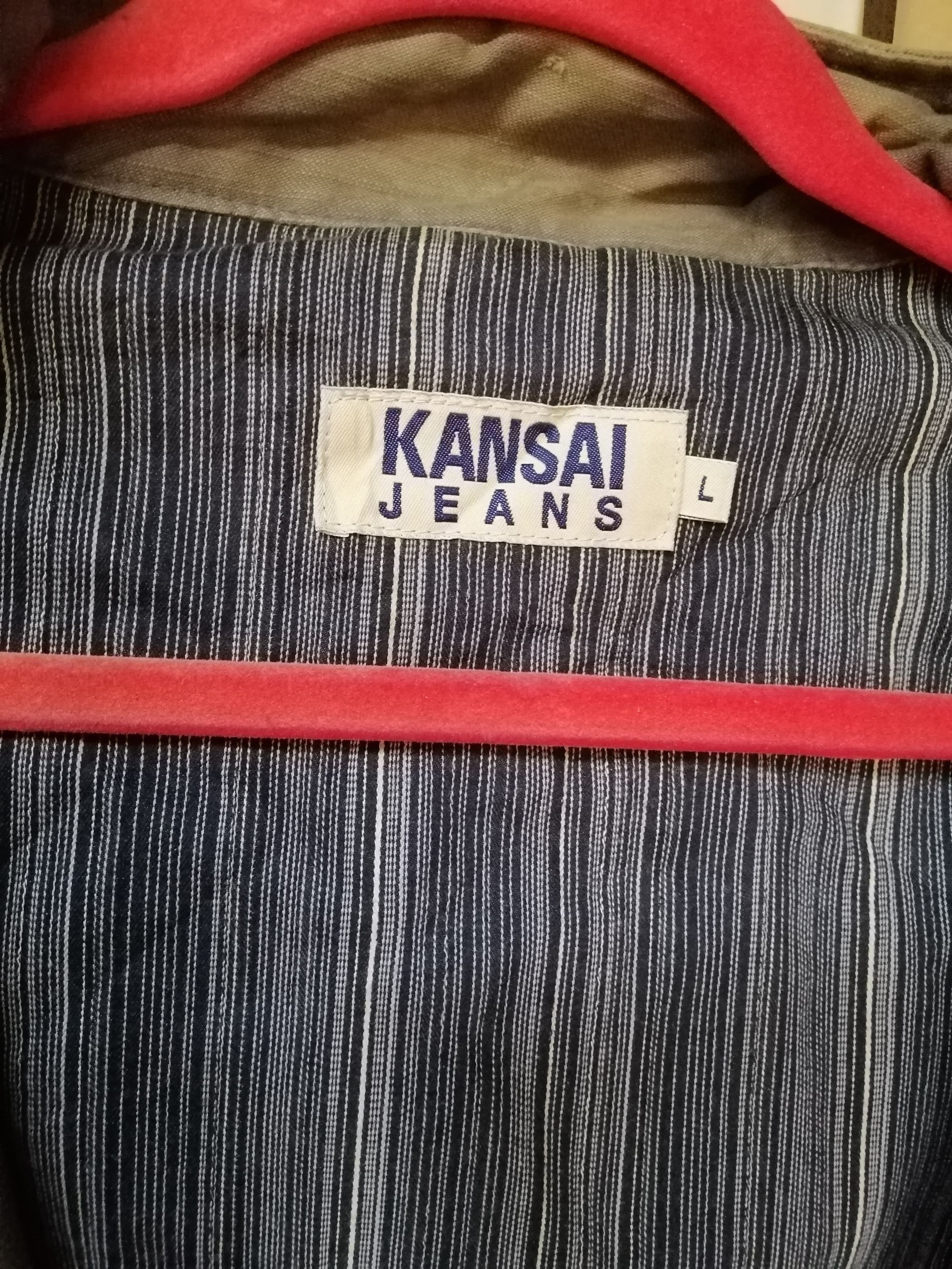 Japanese Brand × Kansai Yamamoto × Yohji Yamamoto Kansai Jeans Multi Pockets Zipper Jacket Hoodie Size US L / EU 52-54 / 3 - 6 Thumbnail