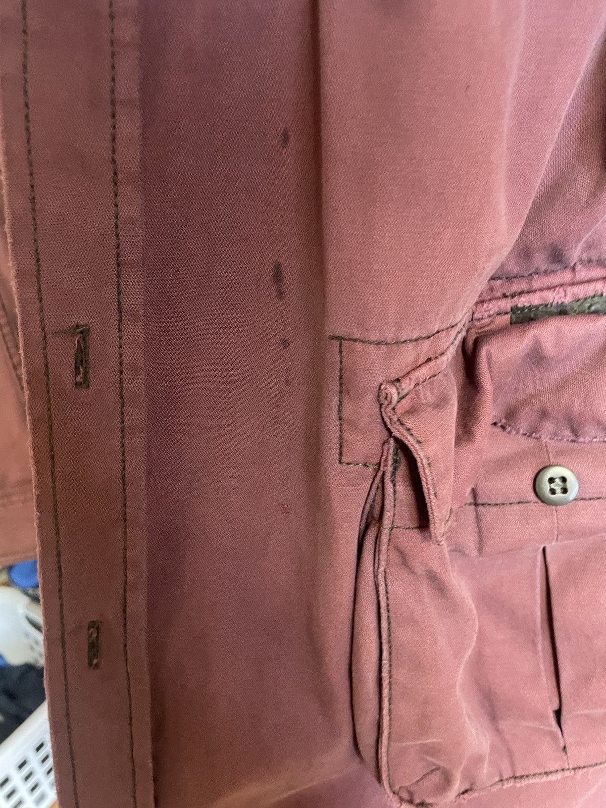 Vintage Vintage Military Jacket Dyed Red Size US XL / EU 56 / 4 - 5 Thumbnail