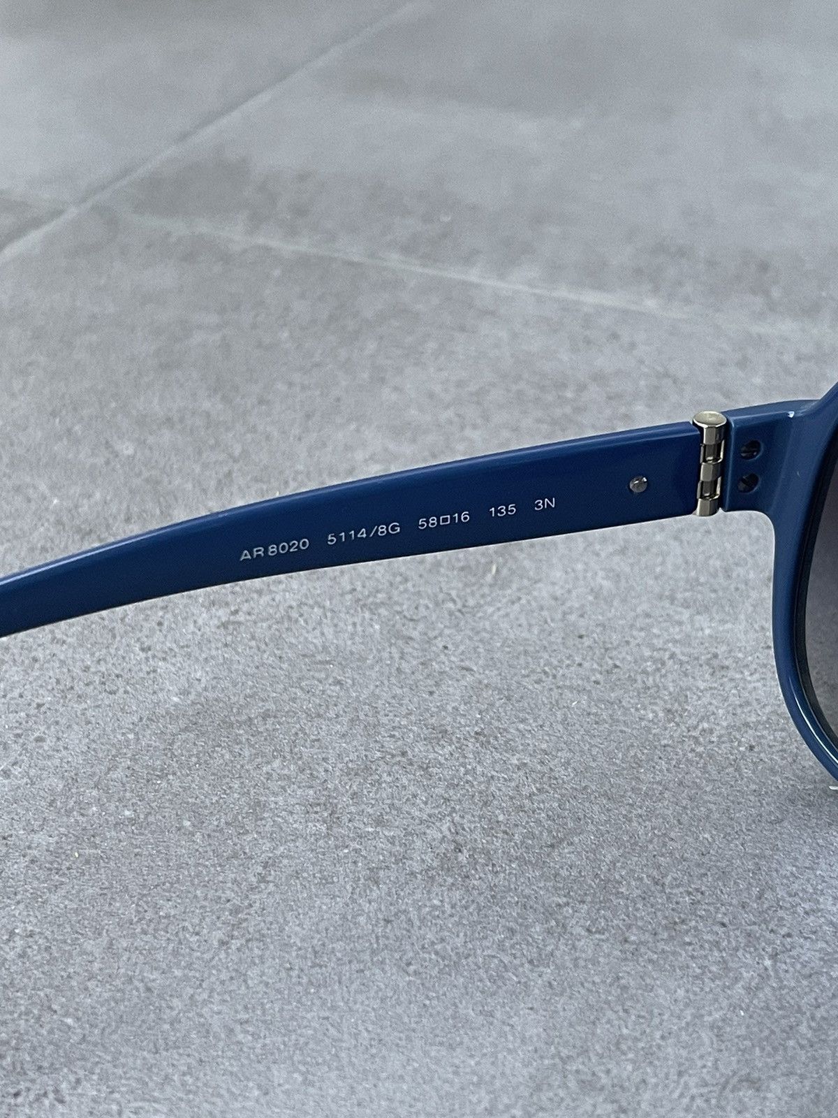 Emporio Armani Giorgio Armani AR8020 5114/8G Blue Sunglasses Size ONE SIZE - 9 Thumbnail