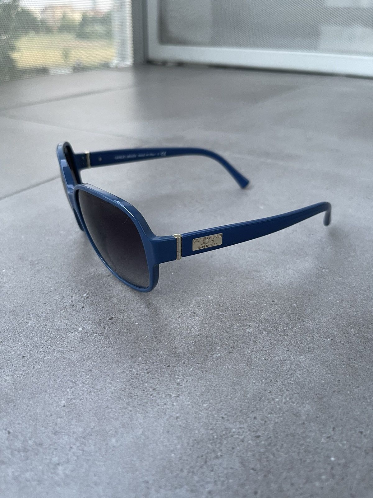 Emporio Armani Giorgio Armani AR8020 5114/8G Blue Sunglasses Size ONE SIZE - 4 Thumbnail