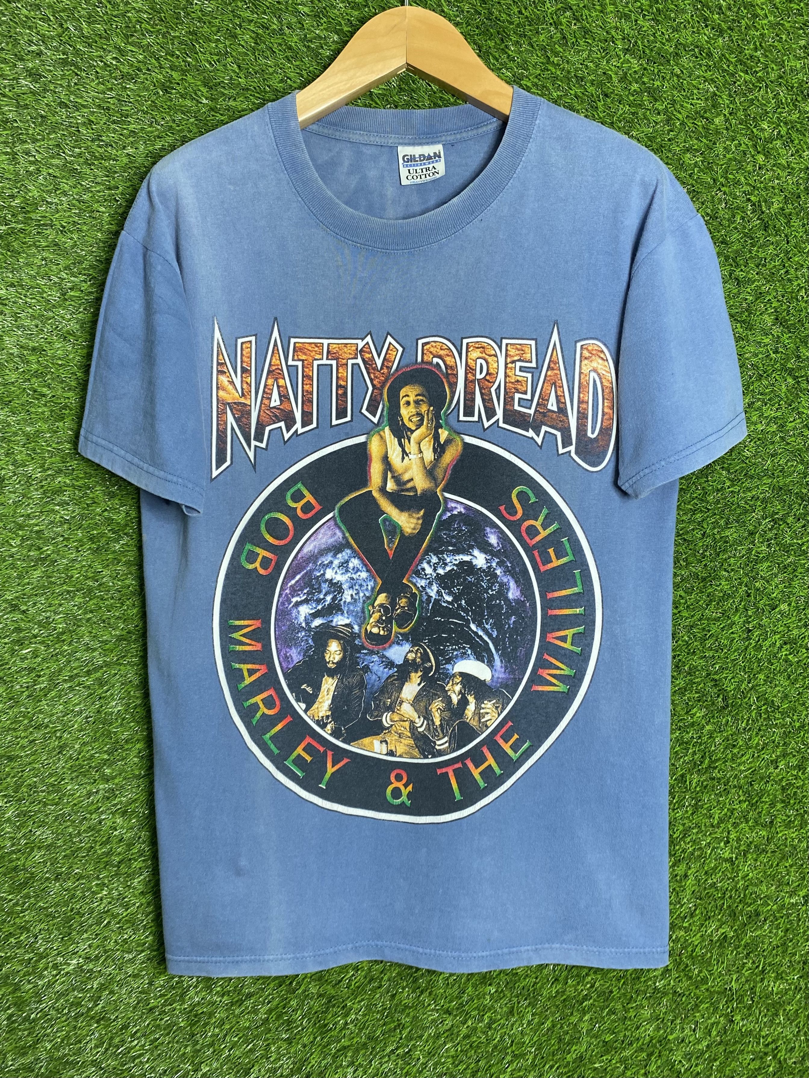 Vintage 🚨Vintage Bob Marley Natty Dread 90s Rap Tee T-Shirt Size US L / EU 52-54 / 3 - 1 Thumbnail