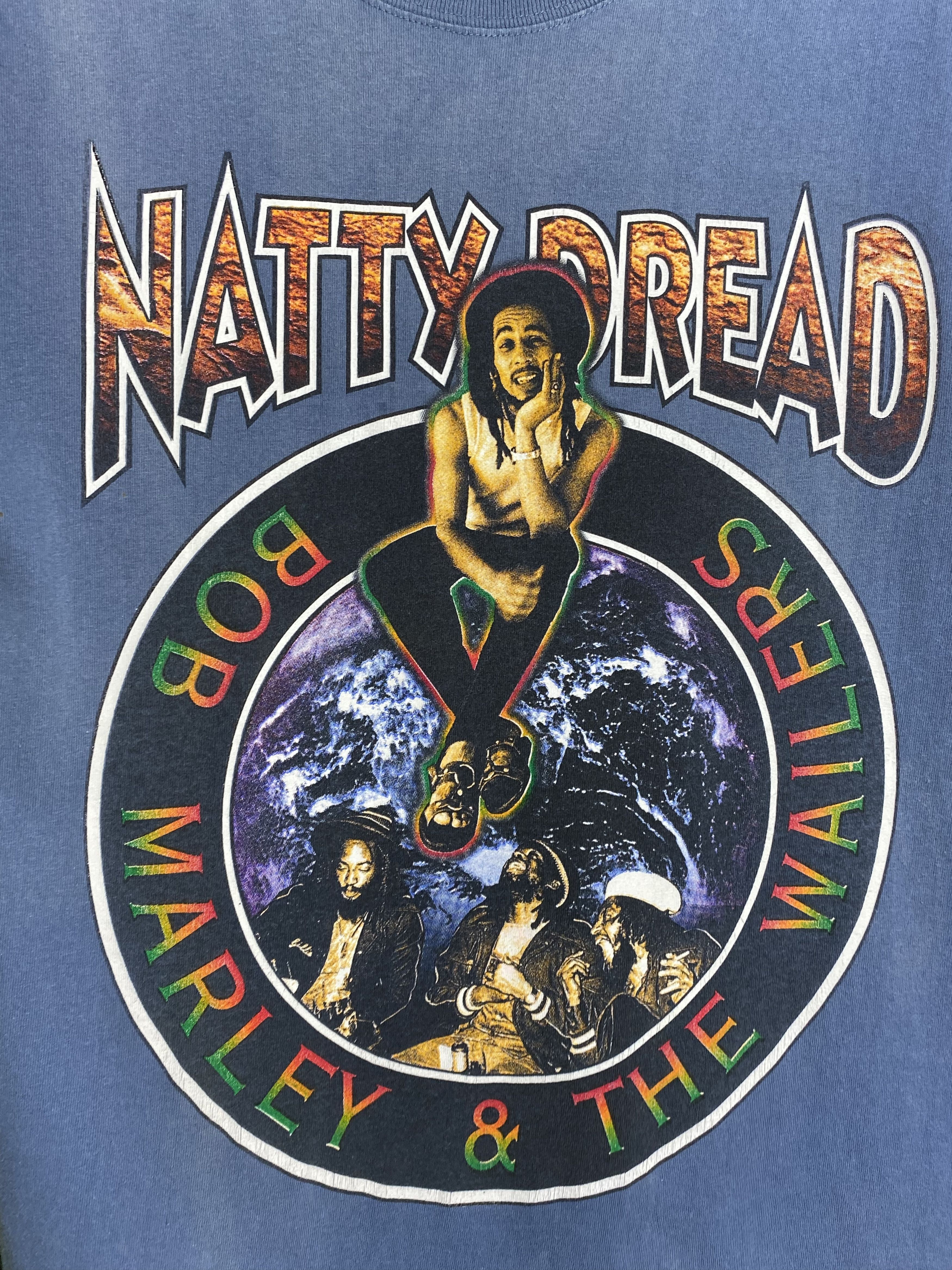 Vintage 🚨Vintage Bob Marley Natty Dread 90s Rap Tee T-Shirt Size US L / EU 52-54 / 3 - 4 Thumbnail