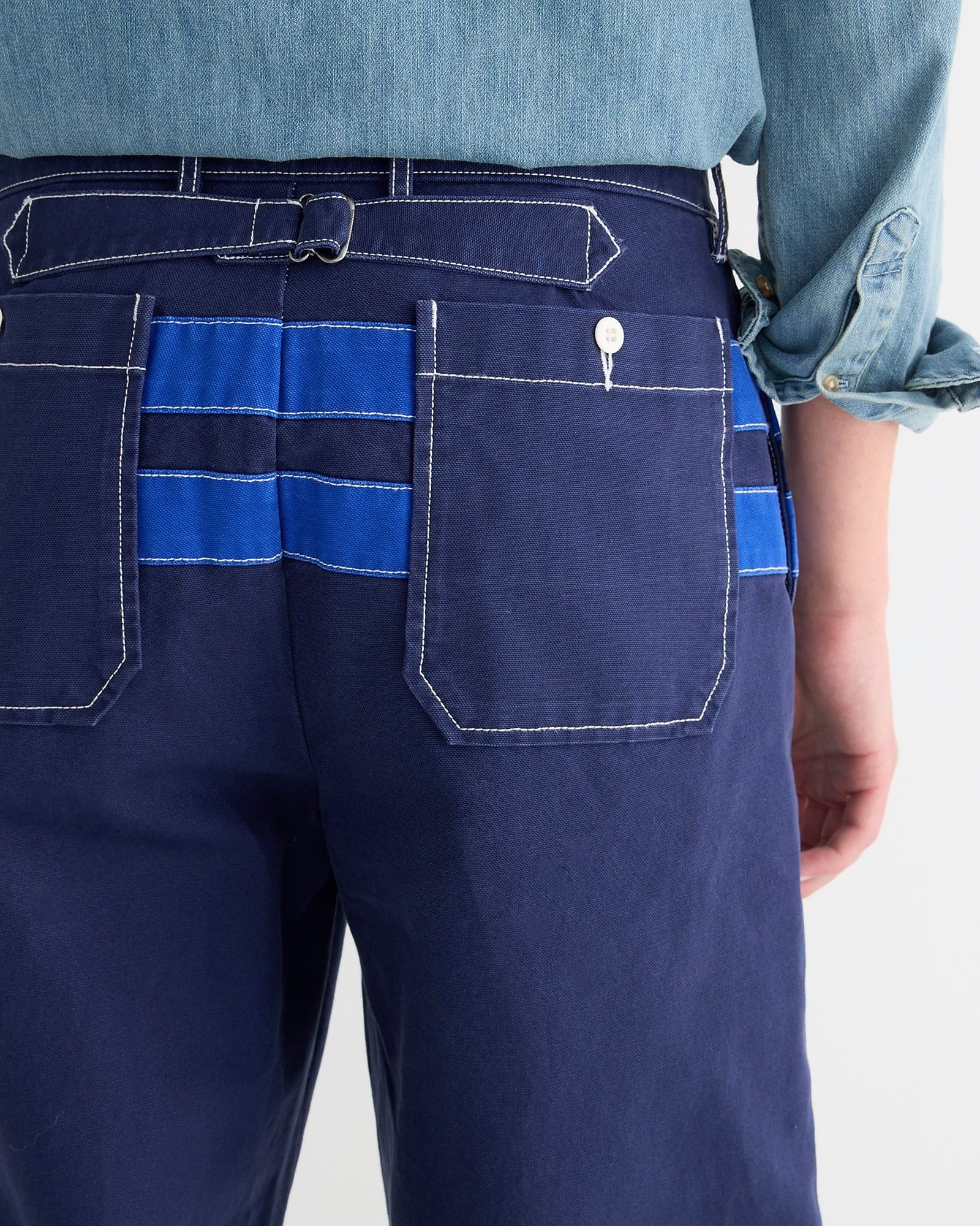 J.Crew J. Crew Heritage 50s 60s Inspired Canvas Sailing Pant Size US 35 - 5 Thumbnail