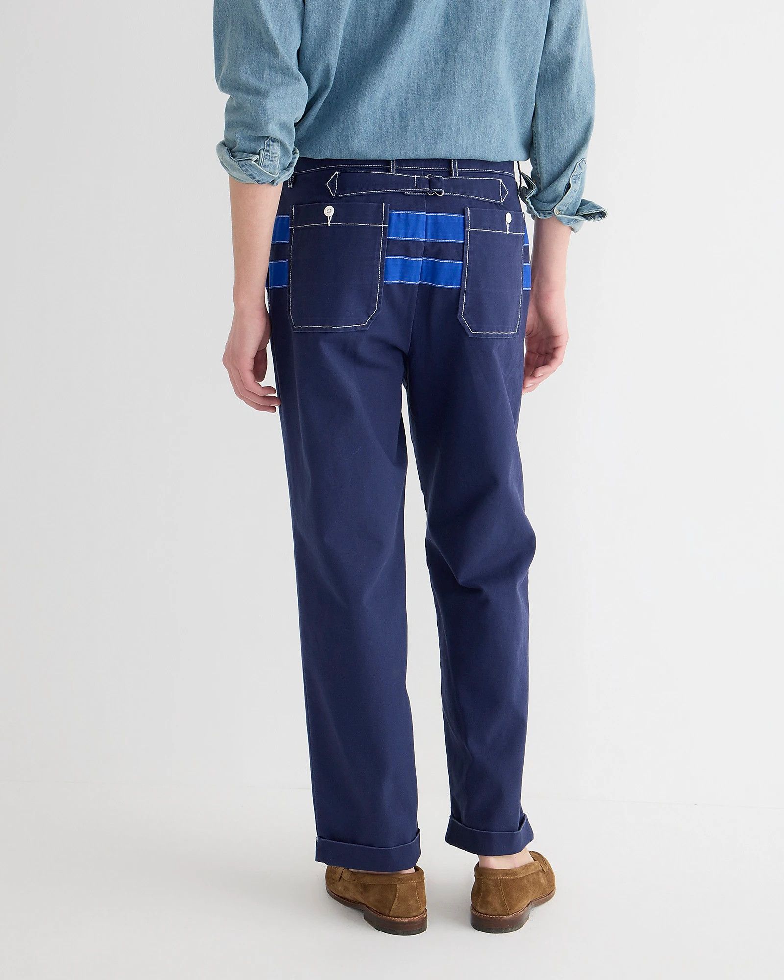 J.Crew J. Crew Heritage 50s 60s Inspired Canvas Sailing Pant Size US 35 - 4 Thumbnail