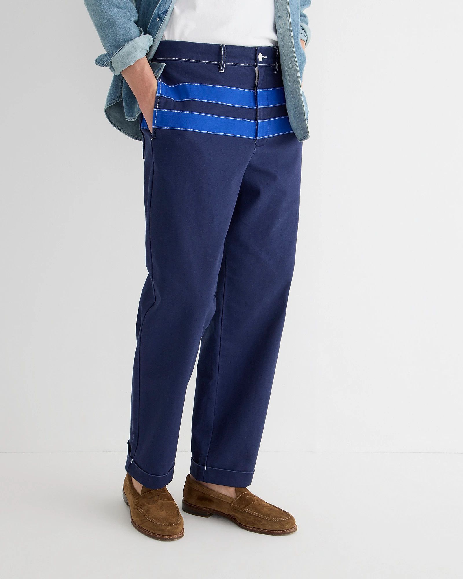 J.Crew J. Crew Heritage 50s 60s Inspired Canvas Sailing Pant Size US 35 - 3 Thumbnail