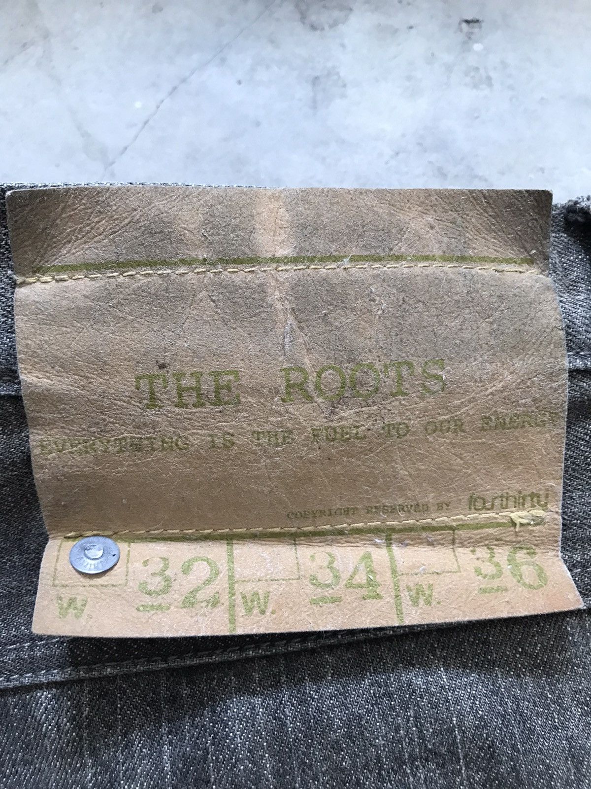 Japanese Brand The Roots FOURTHIRTY 430 Japan Denim Jeans Size US 32 / EU 48 - 8 Thumbnail