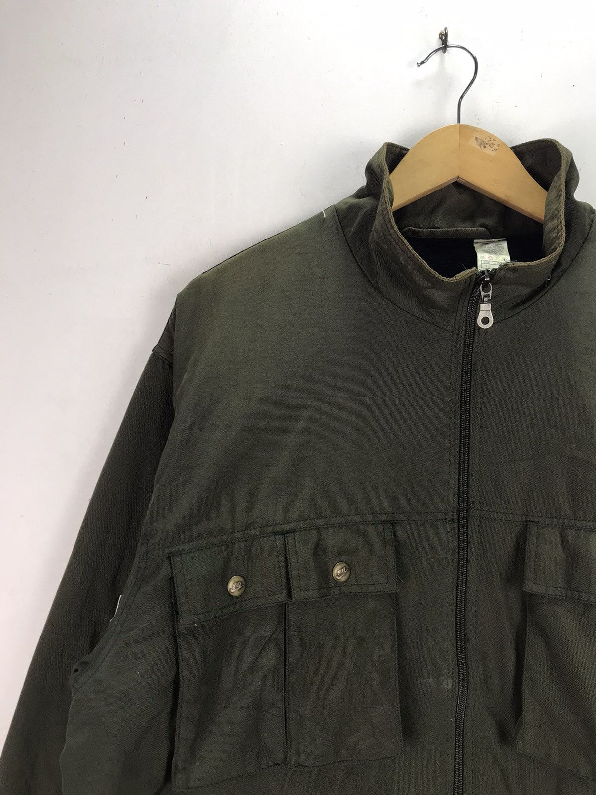 Japanese Brand × Nike × Vintage Sunfaded Vintage Nike Pocketable Jacket Rare Design Size US L / EU 52-54 / 3 - 6 Thumbnail