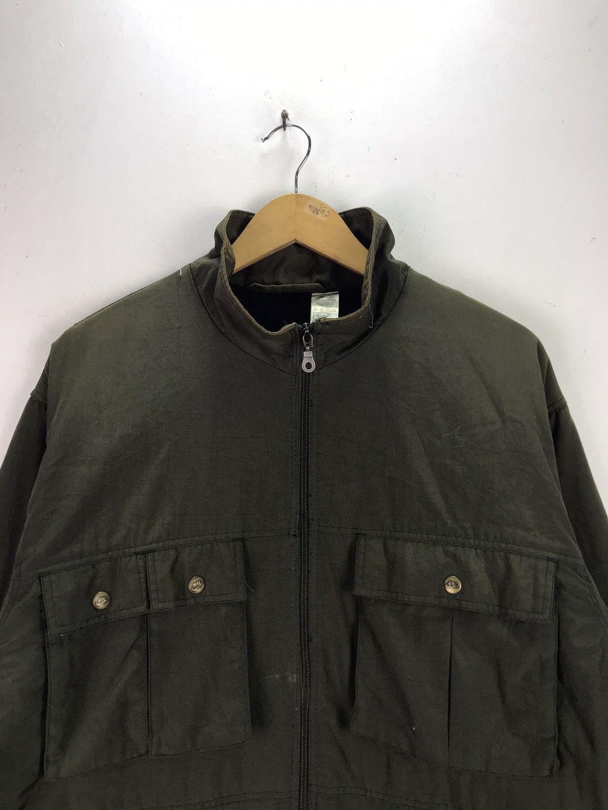 Japanese Brand × Nike × Vintage Sunfaded Vintage Nike Pocketable Jacket Rare Design Size US L / EU 52-54 / 3 - 3 Thumbnail
