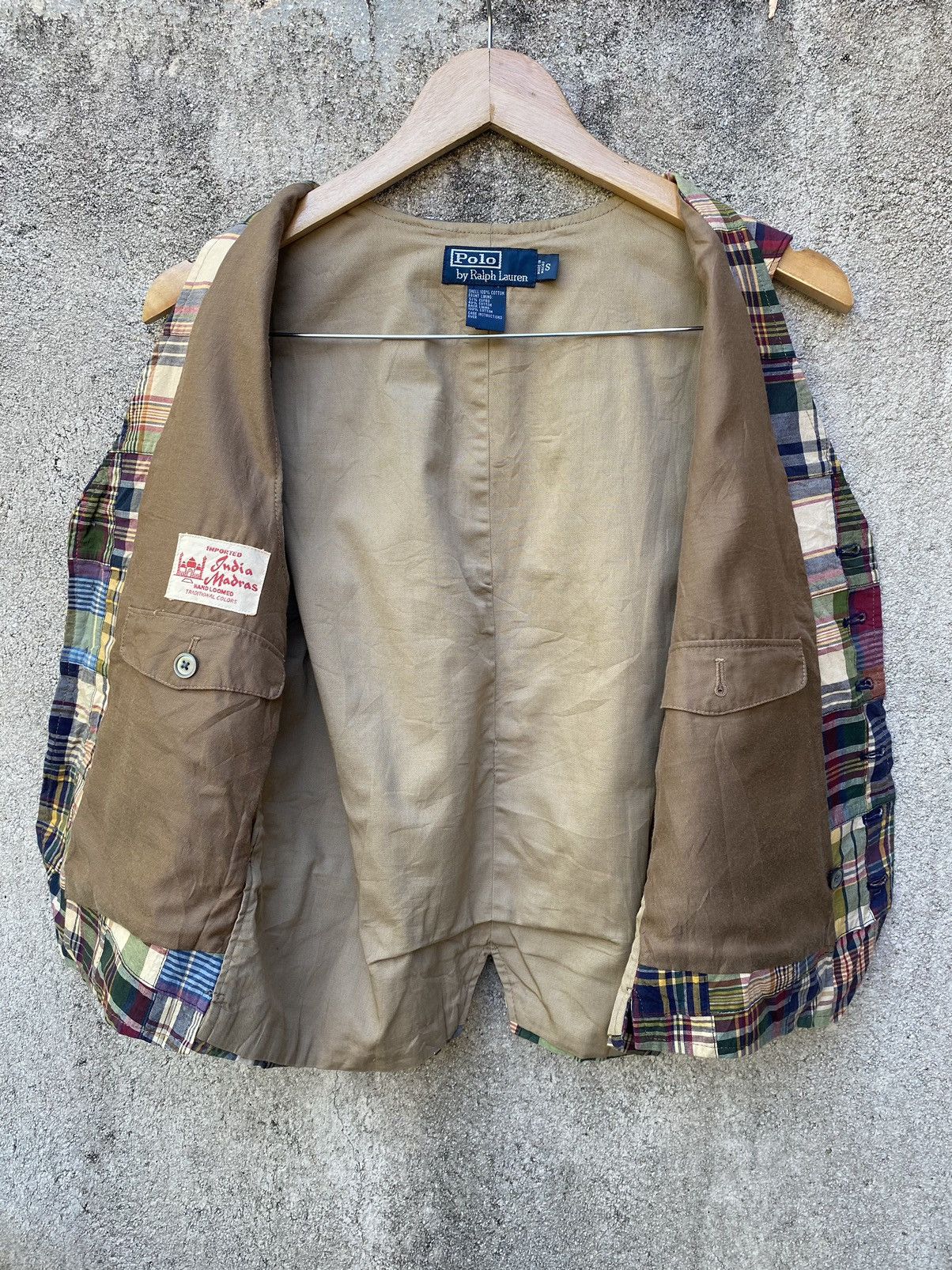 Polo Ralph Lauren Rare Polo Ralph Lauren Patchwork Pattern Multicolour Vest Size US S / EU 44-46 / 1 - 3 Thumbnail