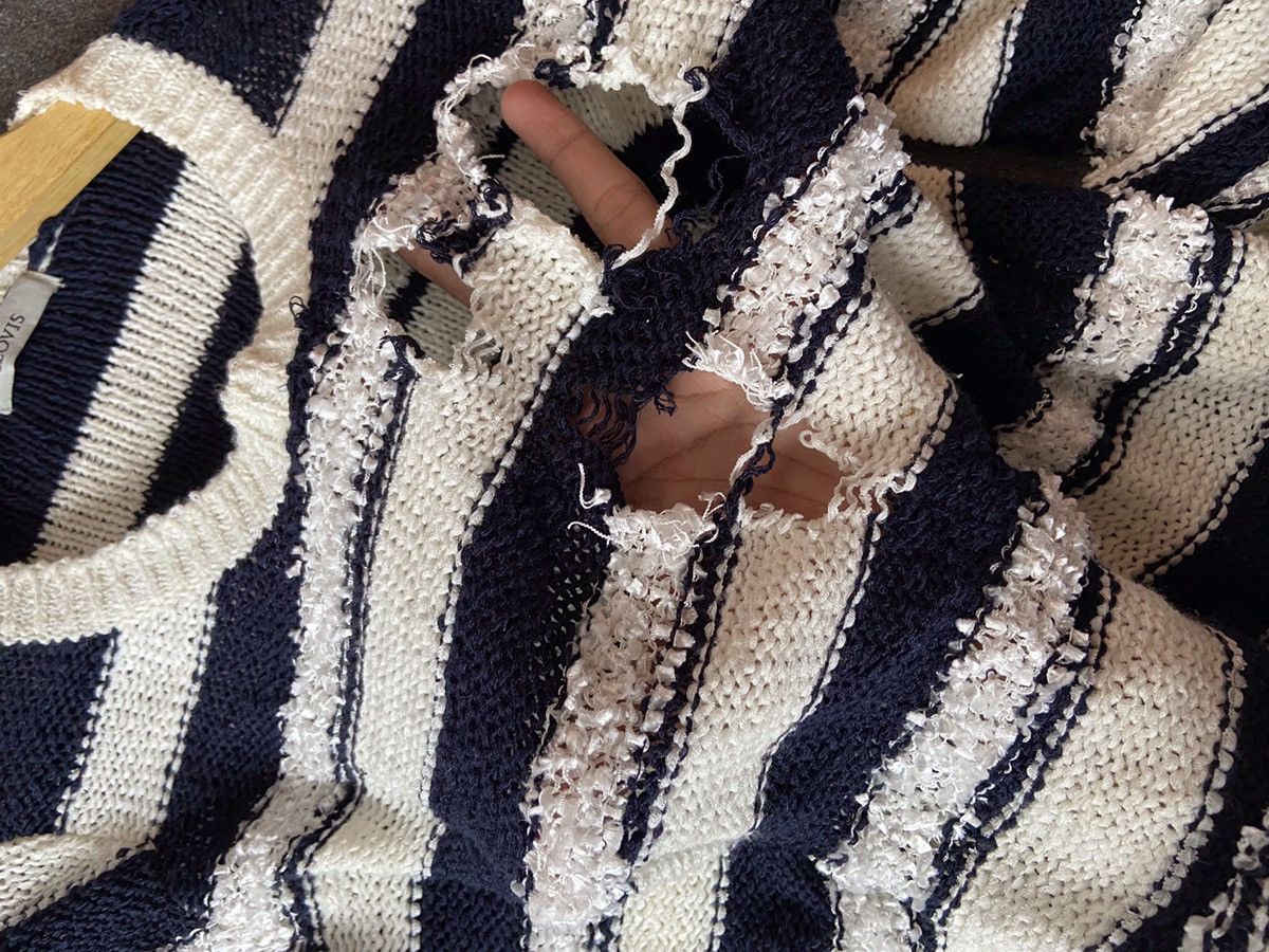 Japanese Brand × Vintage Vintage Clovis Destroyed Knit Japanese brand Size US M / EU 48-50 / 2 - 4 Thumbnail