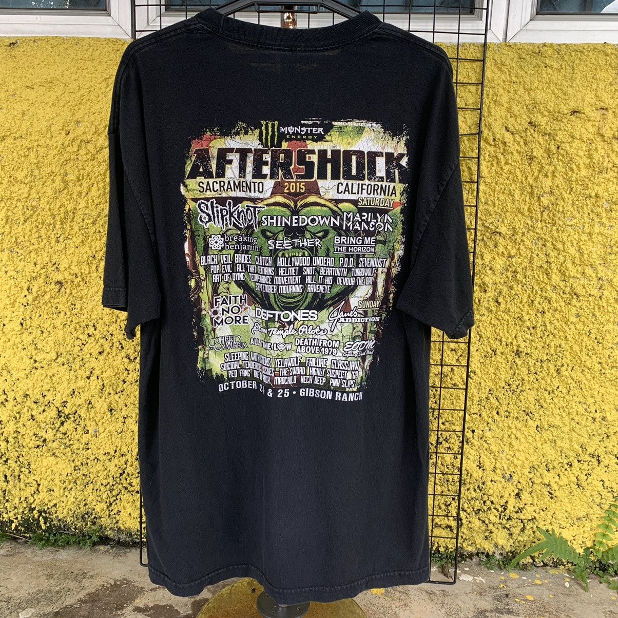 Band Tees Aftershock music fest sacramento, california black shirt tee Size US L / EU 52-54 / 3 - 2 Thumbnail