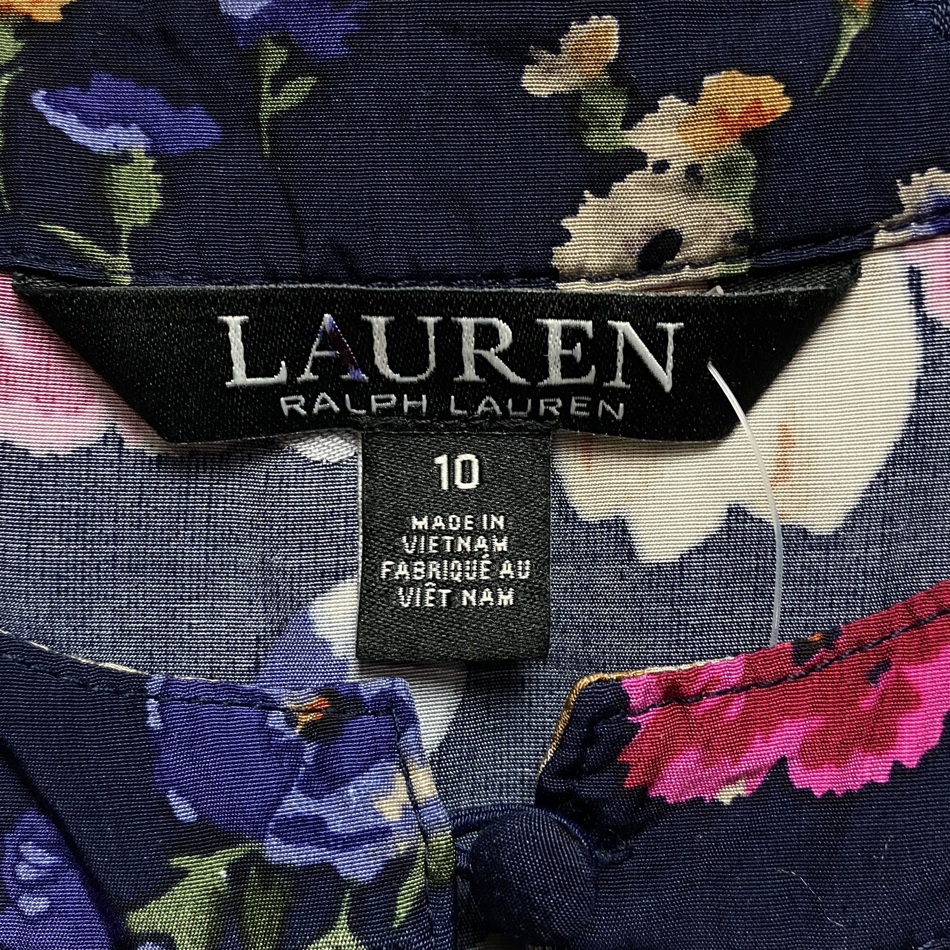 Polo Ralph Lauren × Ralph Lauren Women’s Dress Long Sleeve Polo Ralph Lauren Printed Size 10 Size L / US 10 / IT 46 - 4 Thumbnail