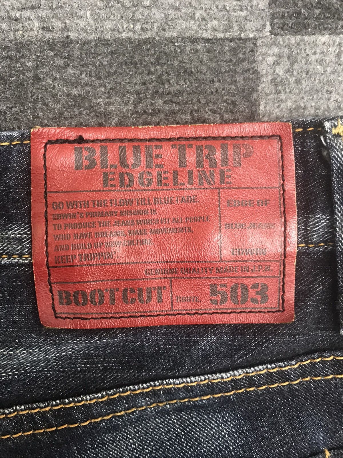 Edwin VERY RARE BOOTCUT EDWIN JAPAN BLUE TRIP JEANS Size US 30 / EU 46 - 12 Thumbnail