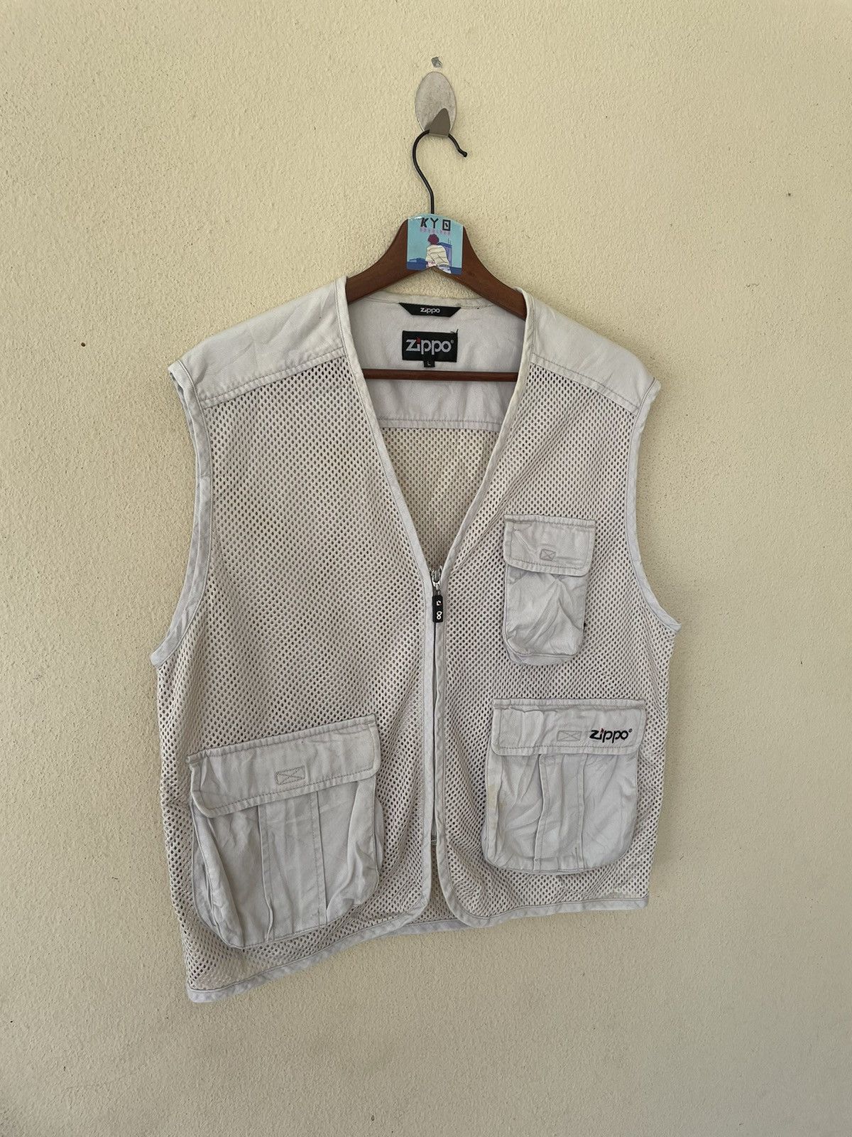 Vintage × Zippo VINTAGE ZIPPO UTILITIES FISHNET VEST Size US L / EU 52-54 / 3 - 2 Thumbnail
