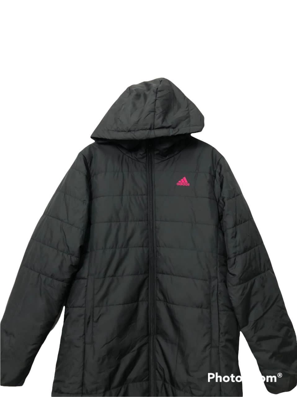 Adidas Vintage Adidas Zipper Ups Puffer Hoodie Long Jacket Size US S / EU 44-46 / 1 - 4 Thumbnail