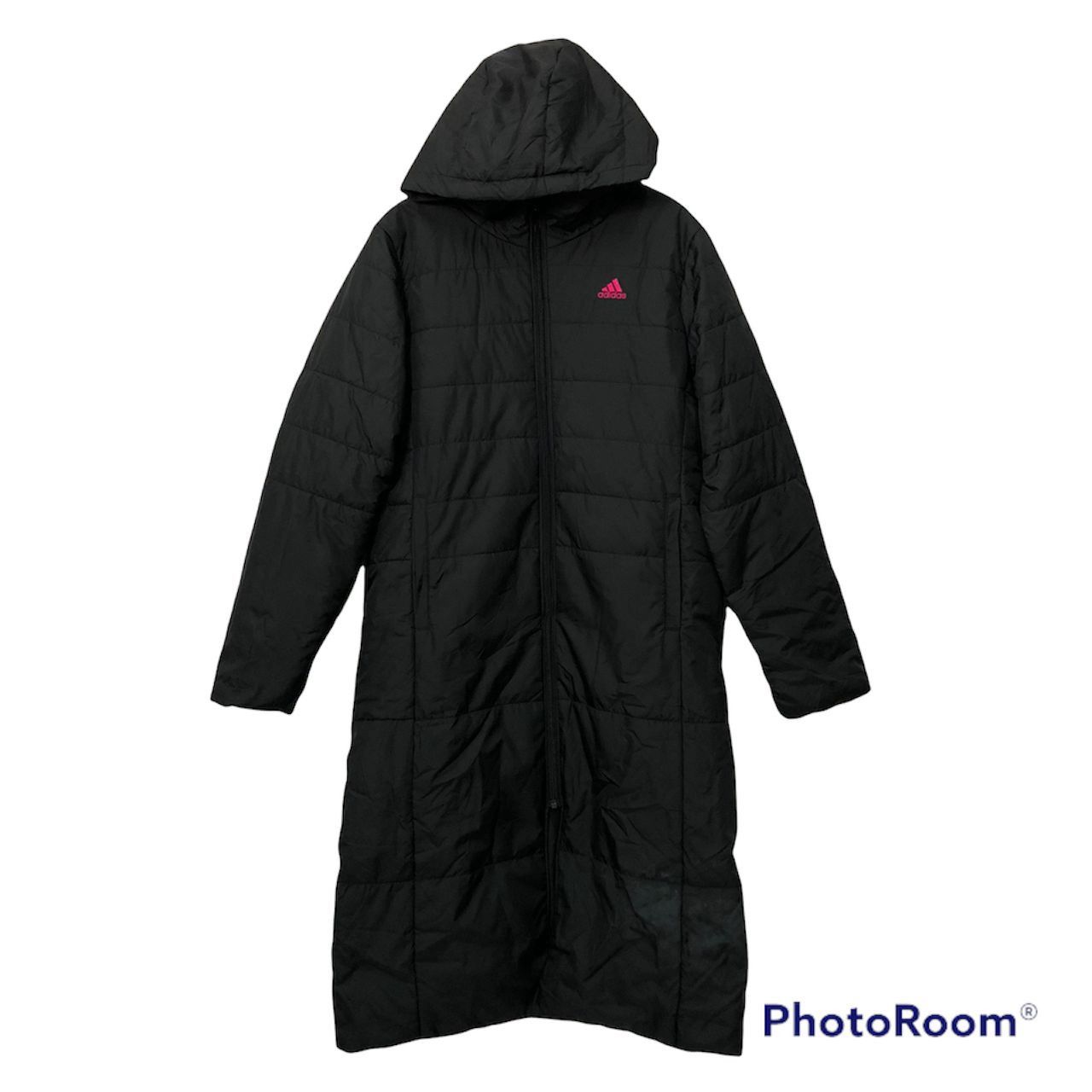 Adidas Vintage Adidas Zipper Ups Puffer Hoodie Long Jacket Size US S / EU 44-46 / 1 - 1 Thumbnail