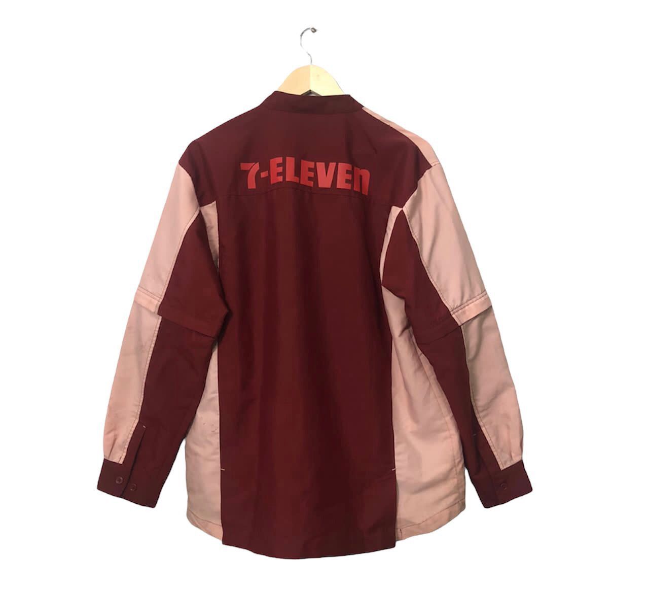 Japanese Brand Vintage 7 Eleven Big Logo Zipper Ups Jacket Size US L / EU 52-54 / 3 - 8 Thumbnail