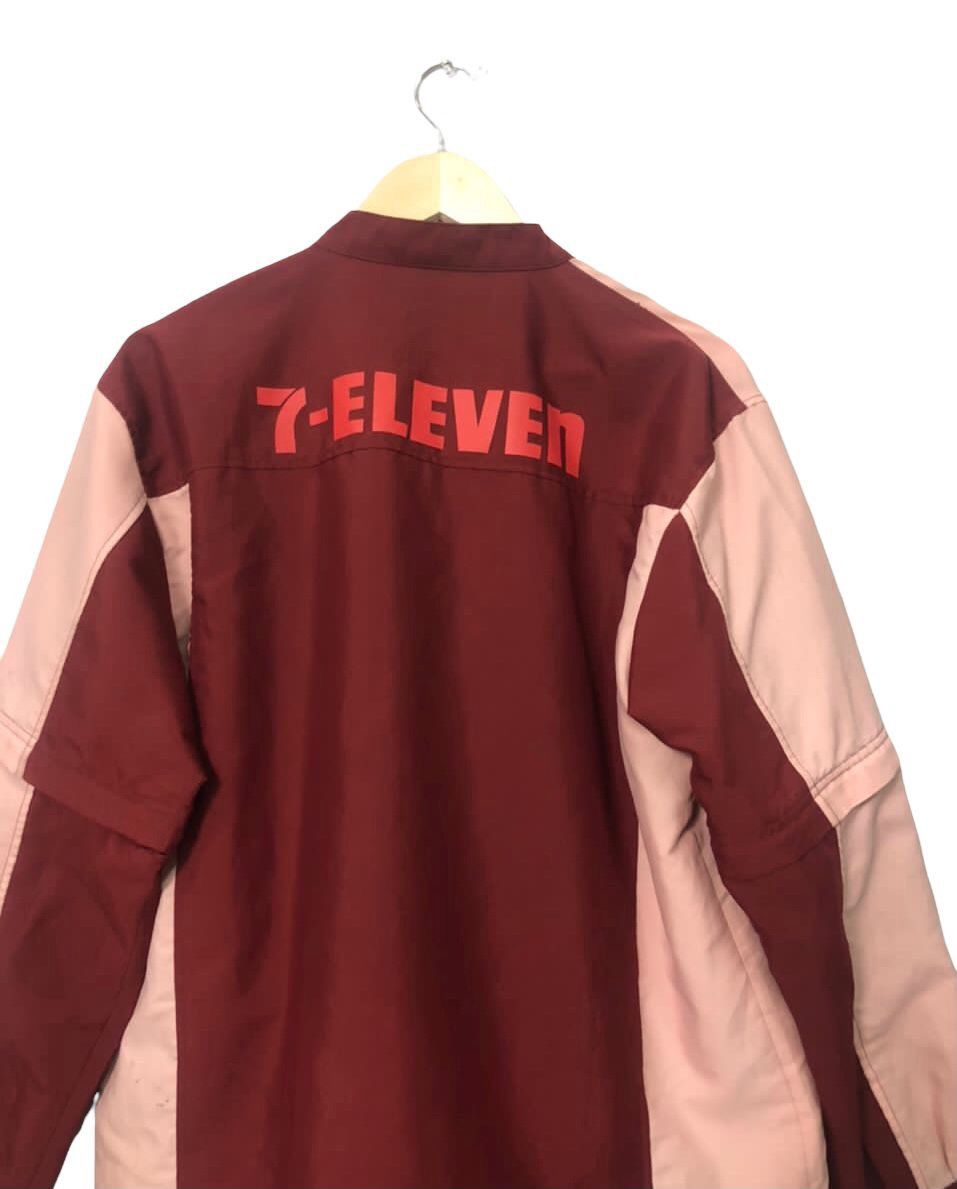 Japanese Brand Vintage 7 Eleven Big Logo Zipper Ups Jacket Size US L / EU 52-54 / 3 - 11 Thumbnail