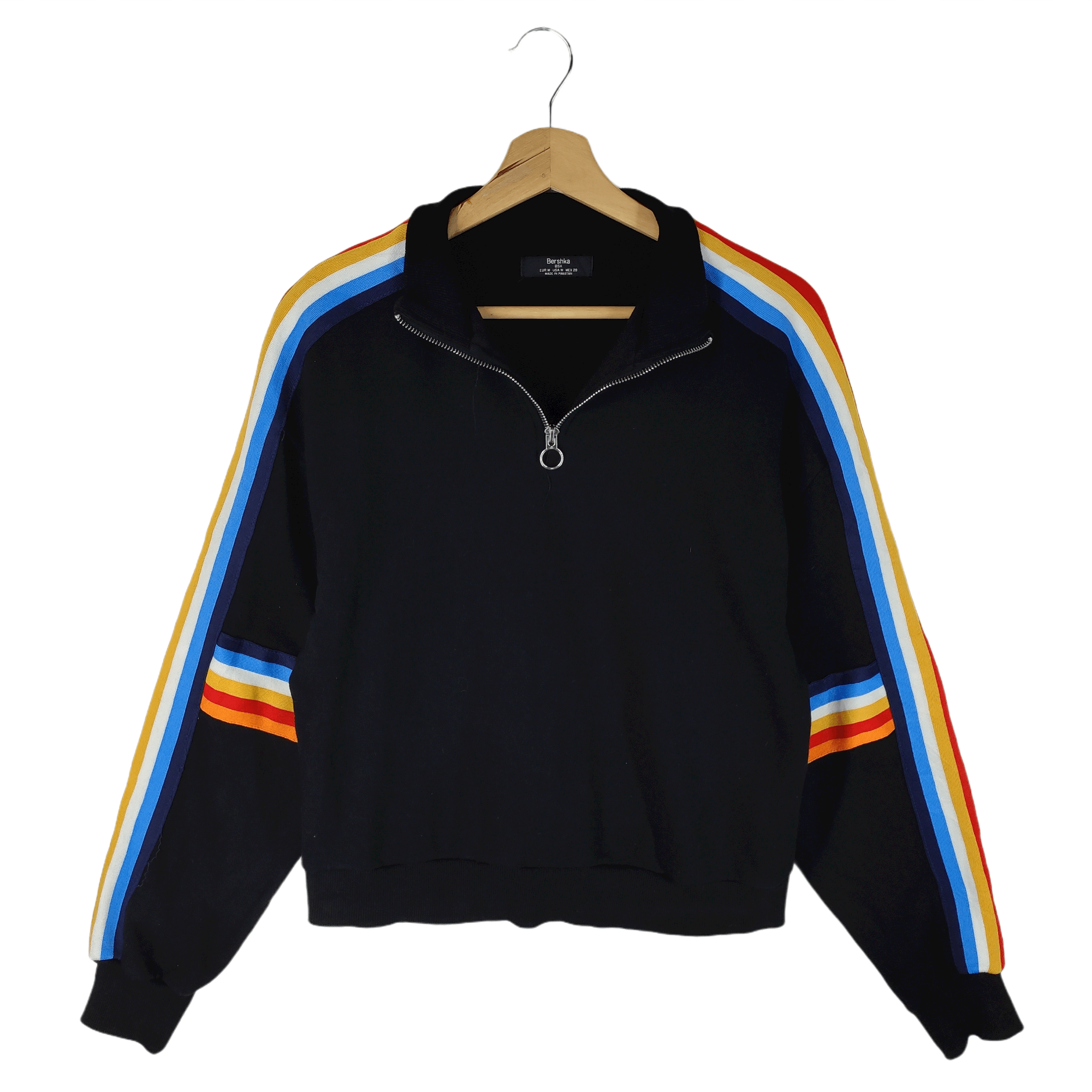 Bershka Bershka Spanish Side Tape Crop Tops Size M / US 6-8 / IT 42-44 - 2 Thumbnail