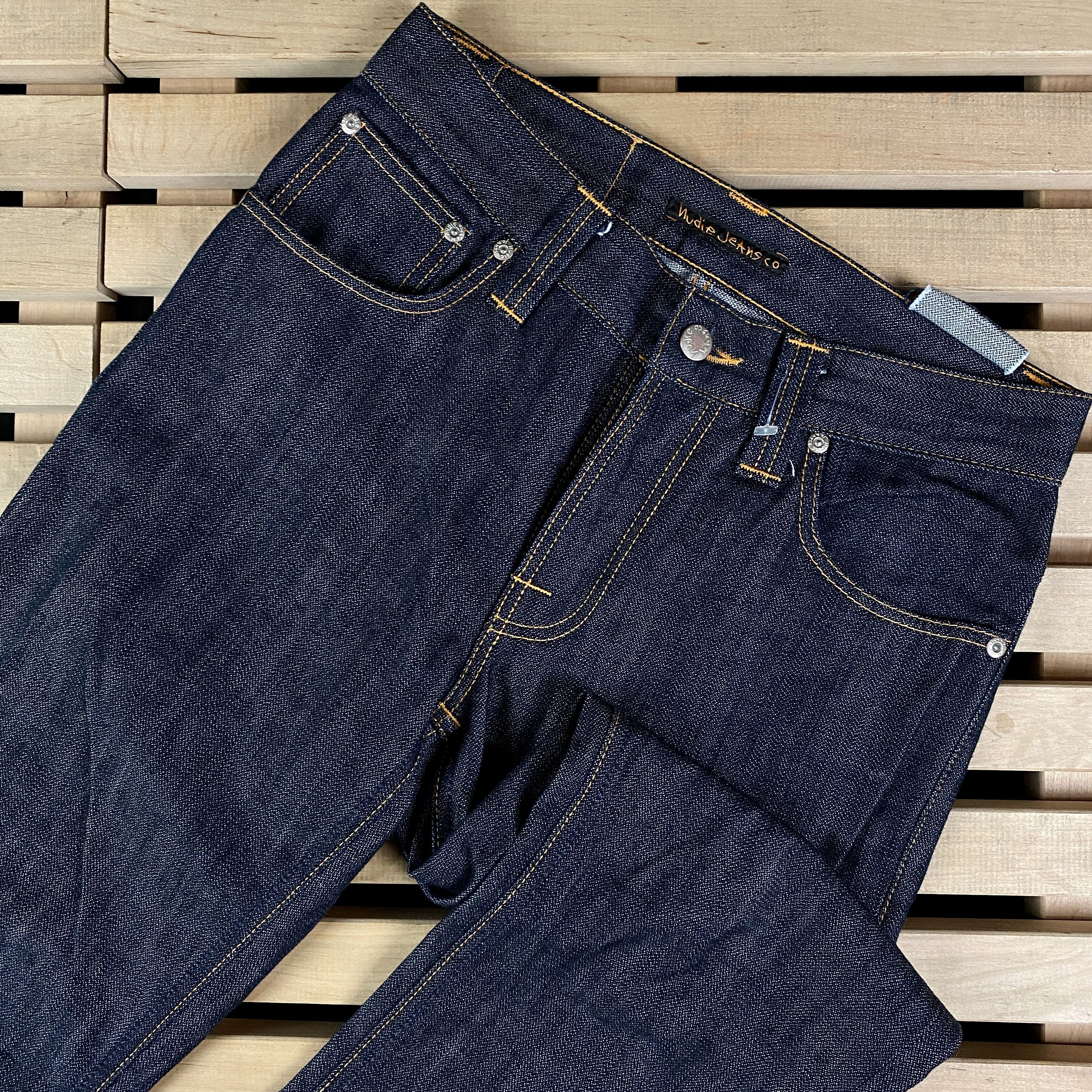 Nudie Jeans Men’s Denim Jeans Pants Nudie Size W28 Blue Size US 28 / EU 44 - 2 Thumbnail