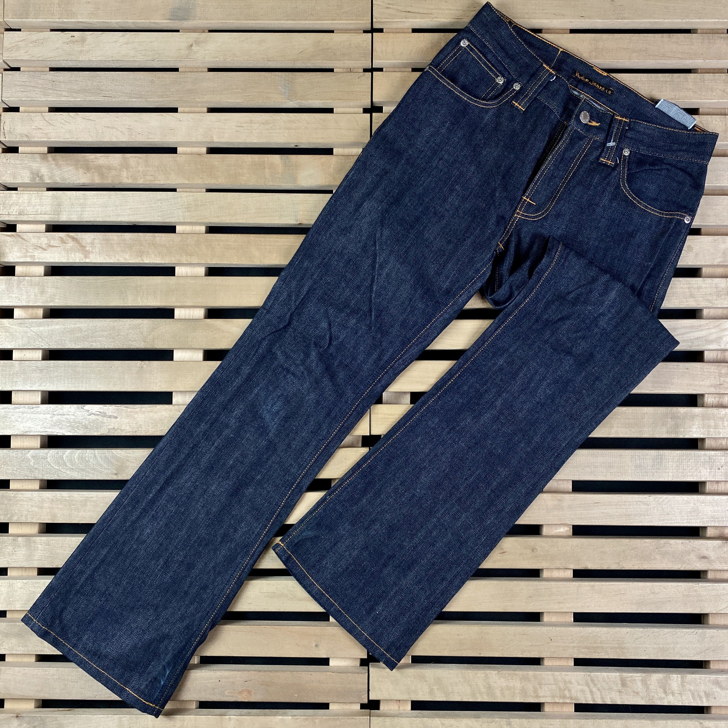 Nudie Jeans Men’s Denim Jeans Pants Nudie Size W28 Blue Size US 28 / EU 44 - 1 Thumbnail