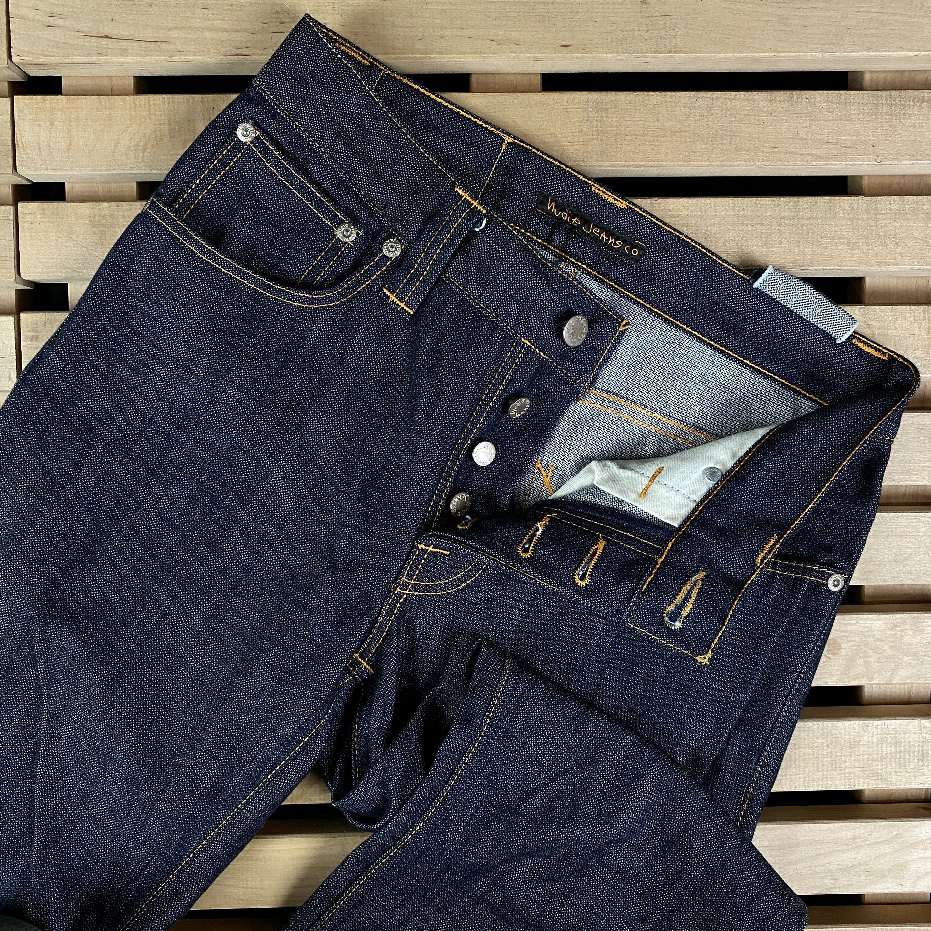 Nudie Jeans Men’s Denim Jeans Pants Nudie Size W28 Blue Size US 28 / EU 44 - 4 Thumbnail
