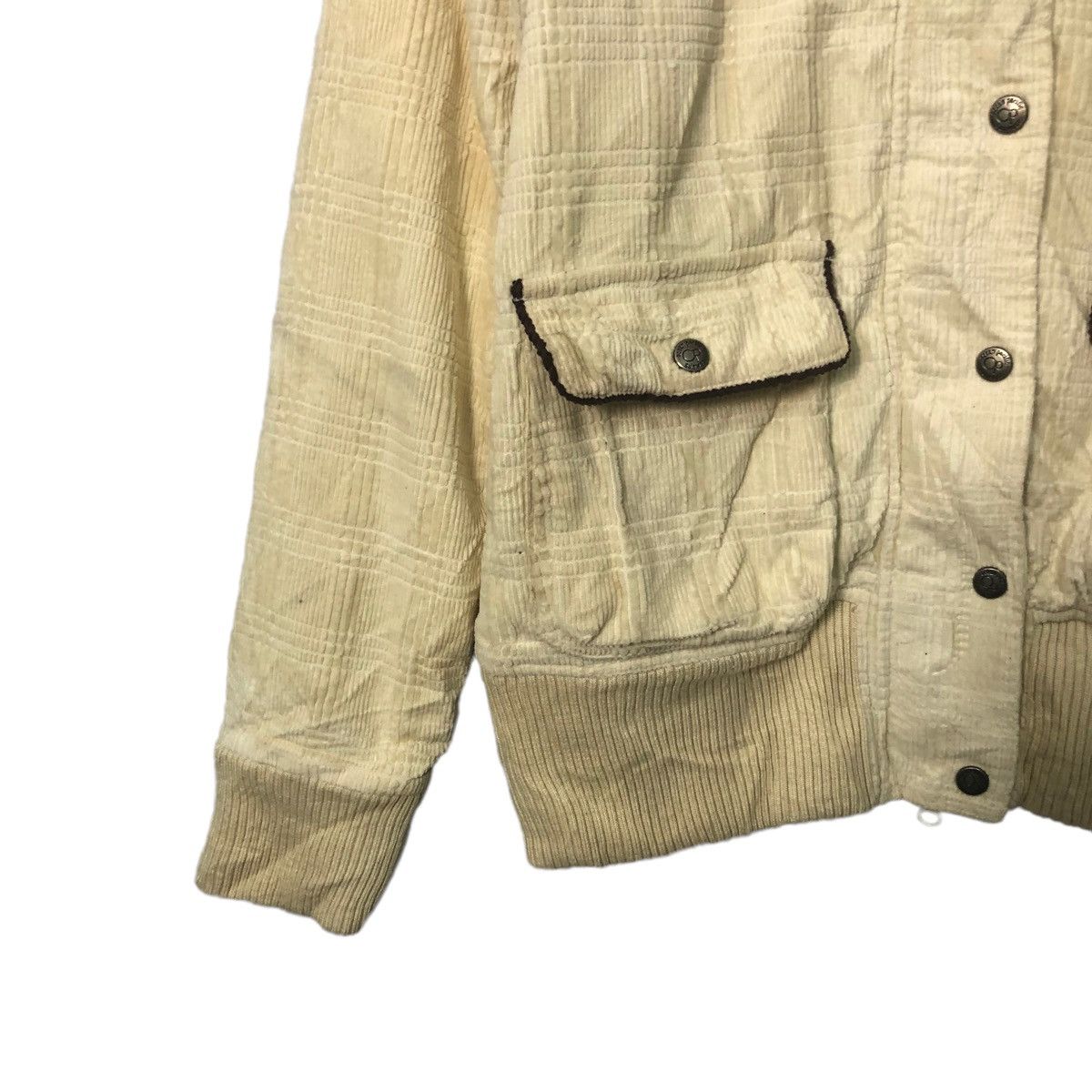 Ocean Pacific Vintage Ocean Pacific Zipper Ups Corduroy Hoodie Jacket Size US M / EU 48-50 / 2 - 3 Thumbnail